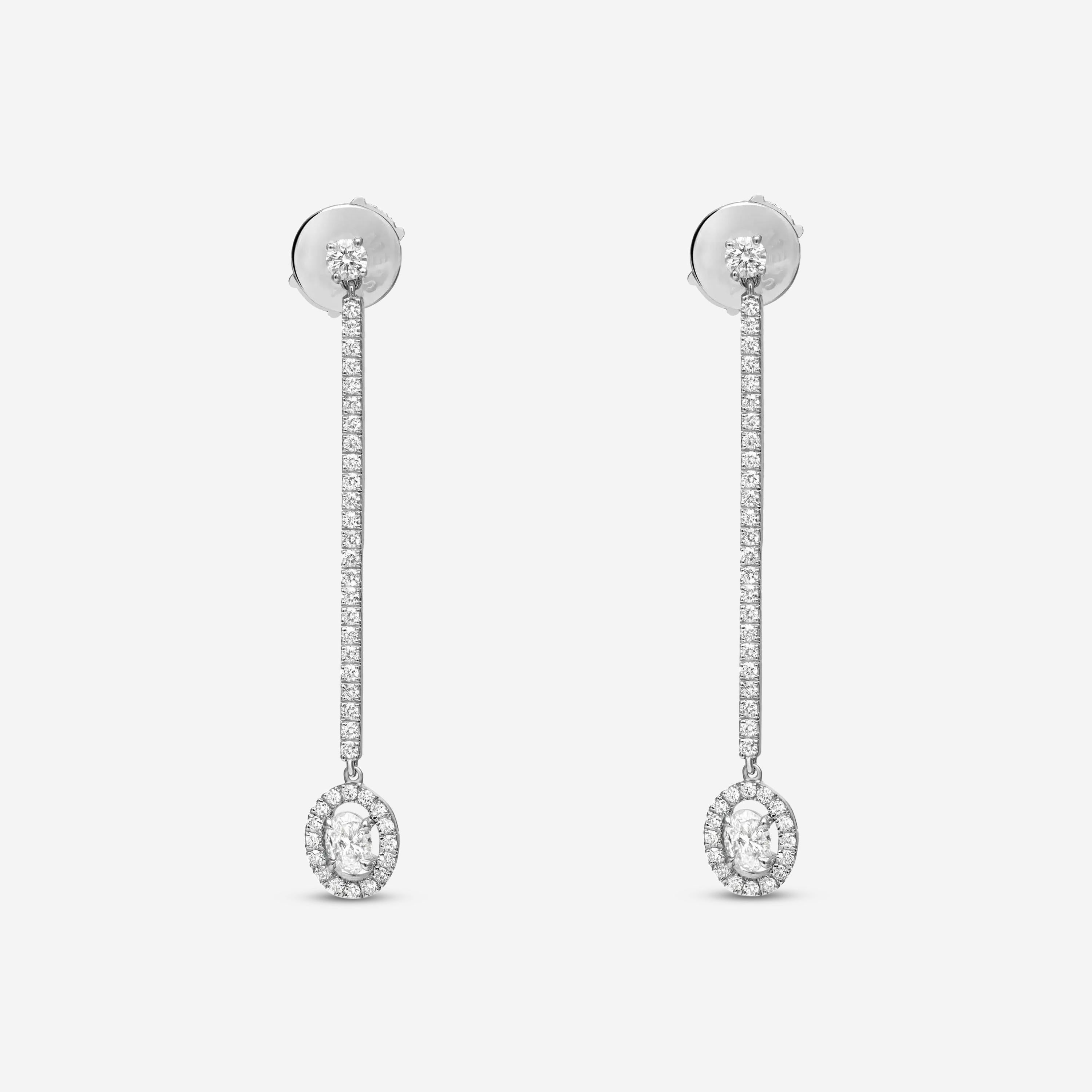 Messika Glam'Azone 18K White Gold Diamond Drop Earrings 05627-WG