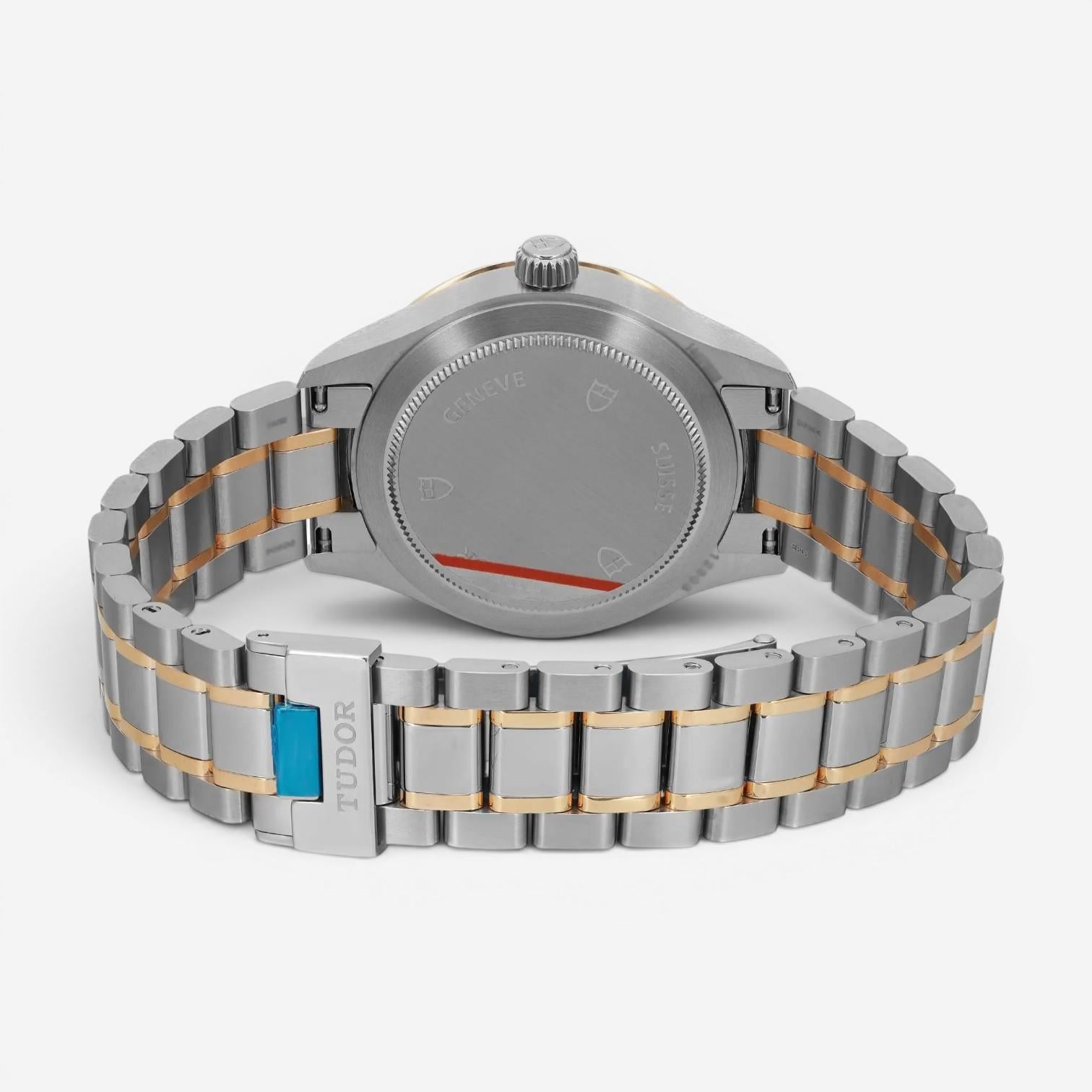 Tudor Style Stainless Steel & 18K Yellow Gold Automatic 34mm Ladies Watch 12303-0003 — view 4