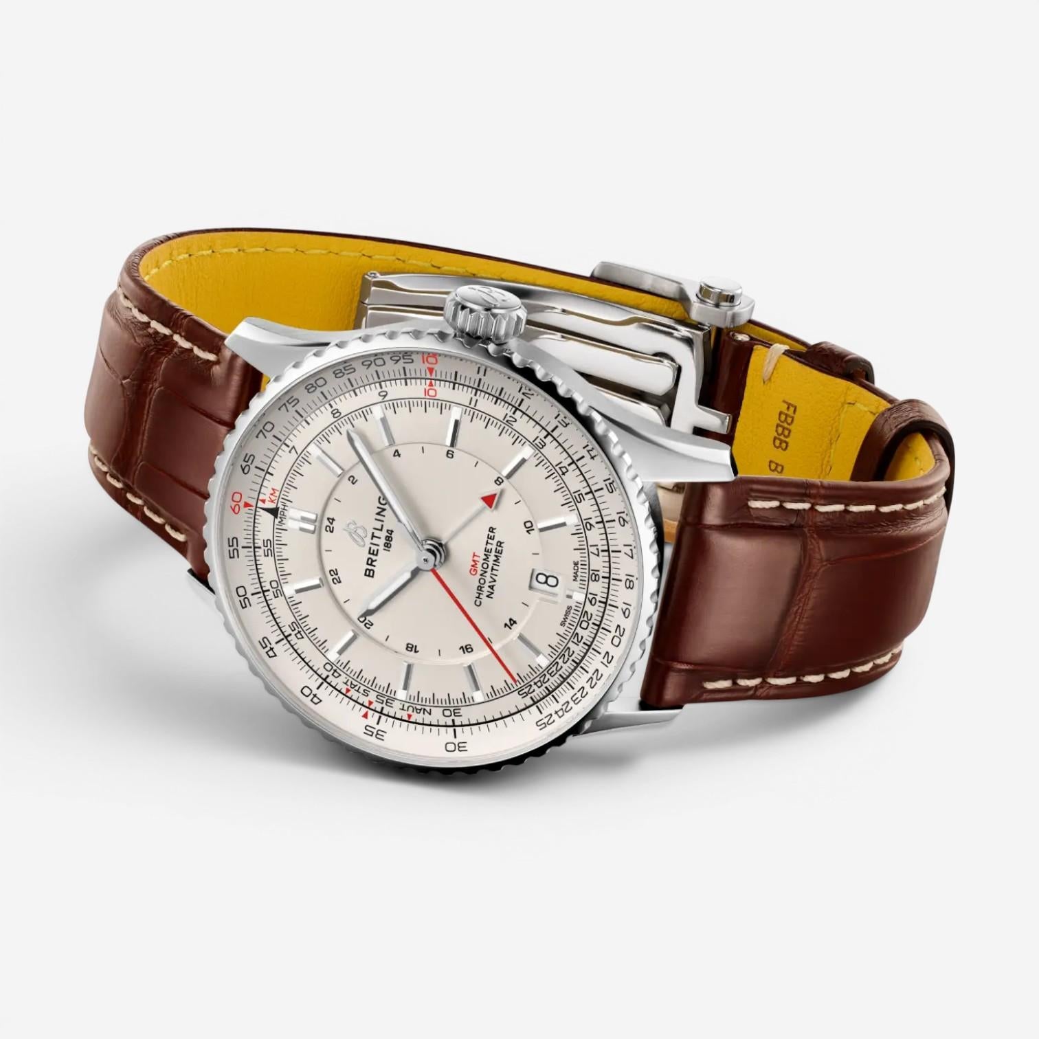 Breitling Navitimer GMT Stainless Steel Automatic Men's Watch A32310211G1P1 — view 3