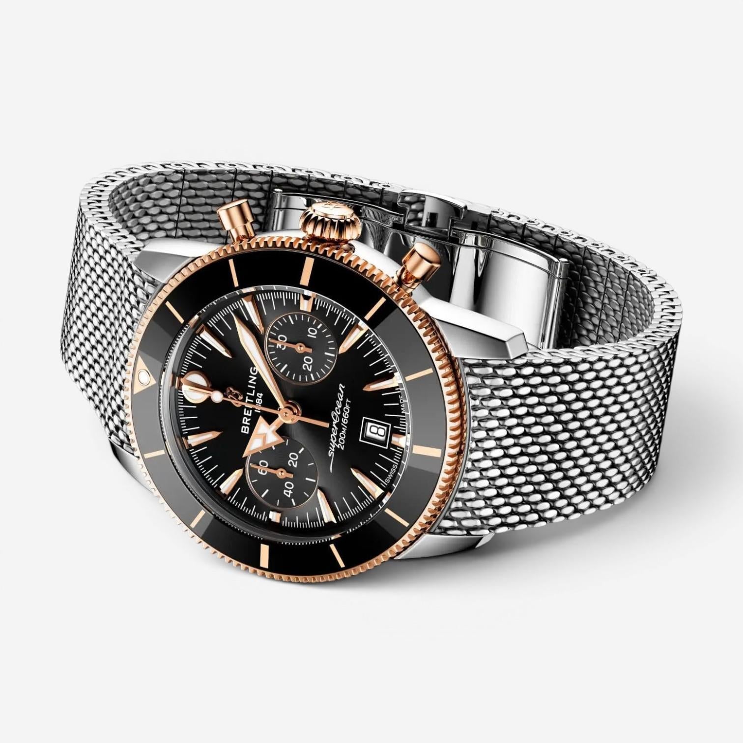 Breitling Superocean Heritage Stainless Steel Automatic Men's Watch UB0156H11B1A — view 2