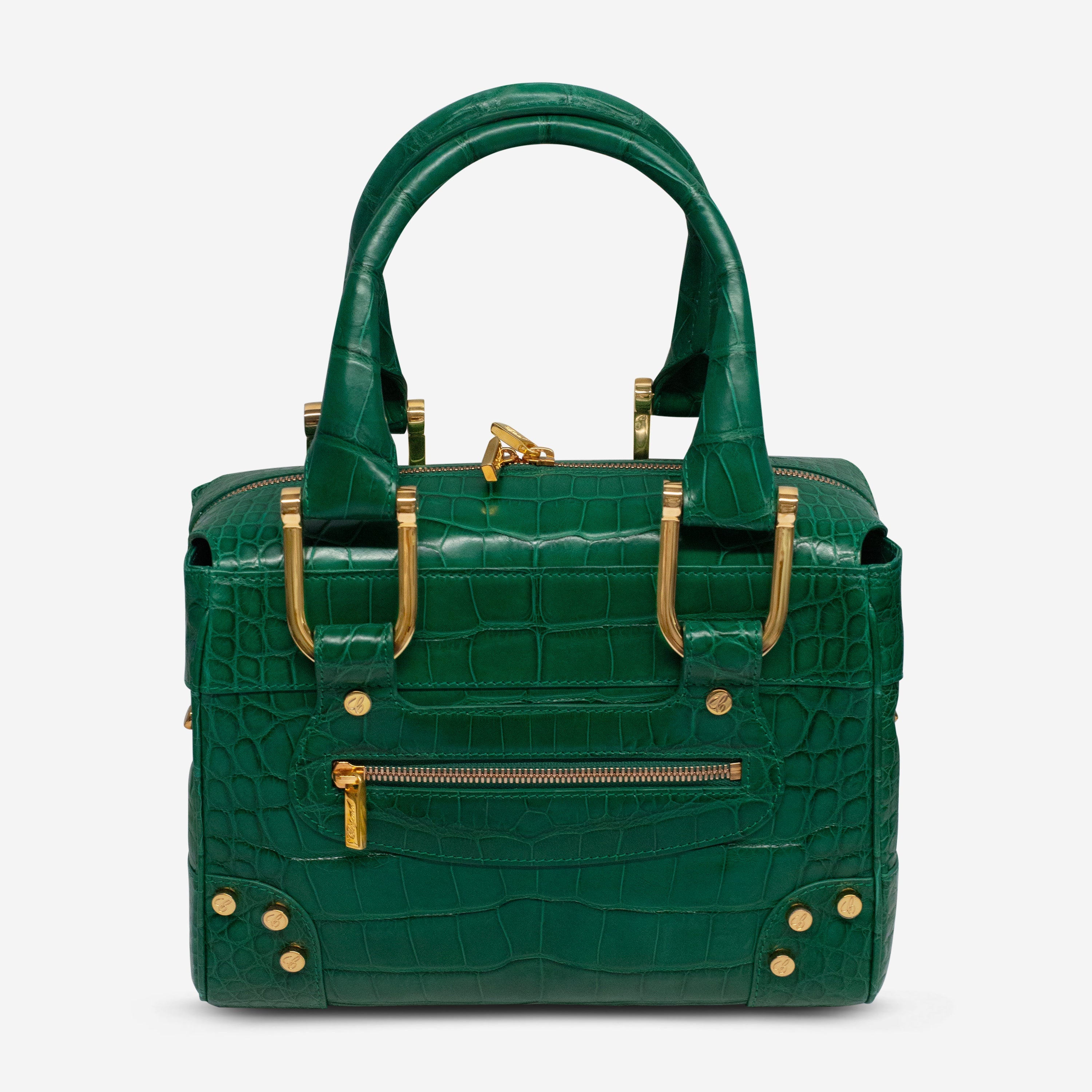 Chopard Caroline Mini Shiny Green Alligator Leather Handbag 95000-0209 — view 3