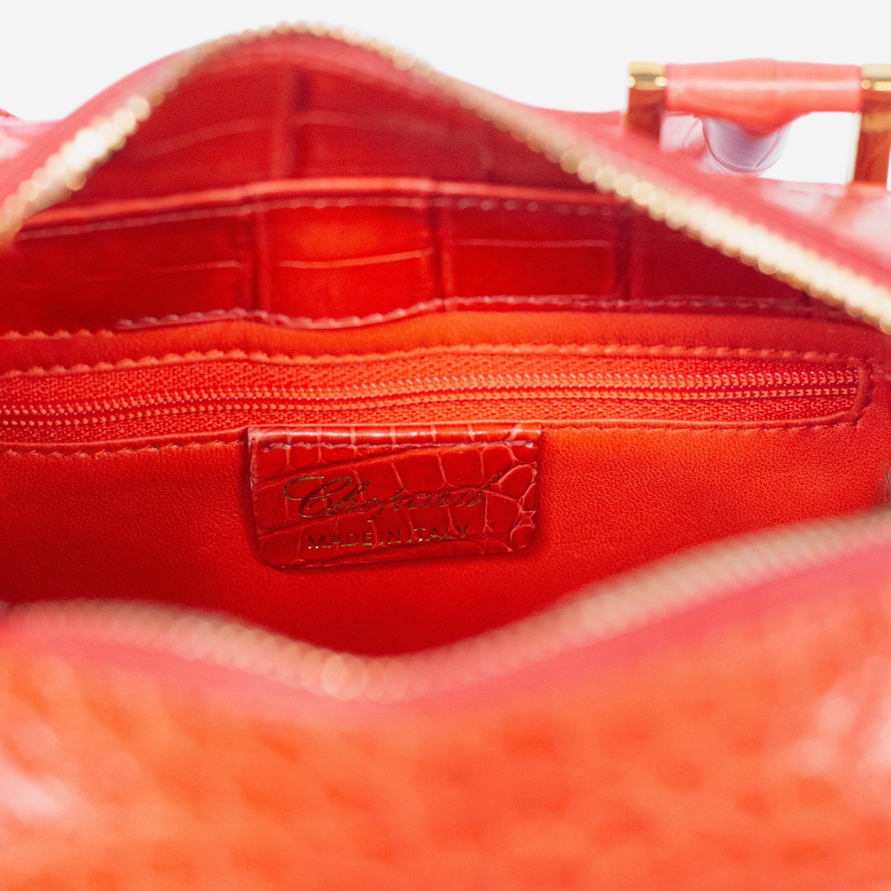 Chopard Baby Caroline Red Shiny Alligator Leather Handbag 95000-0282 — view 4