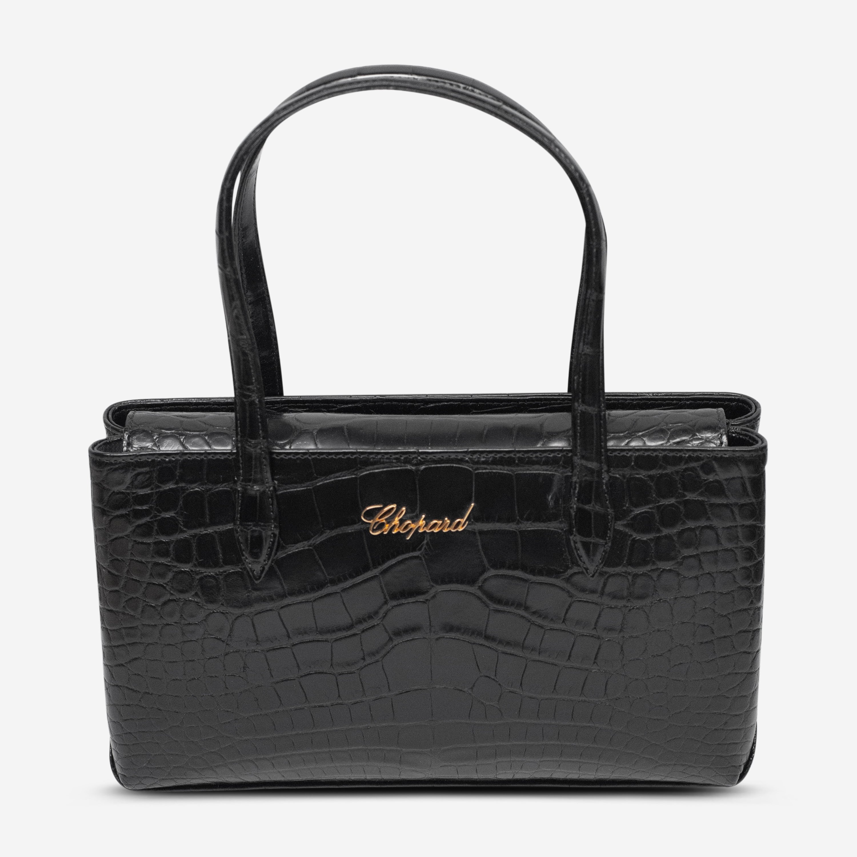 Chopard Jour Impériale Mini Black Alligator Leather Bag 95000-0341