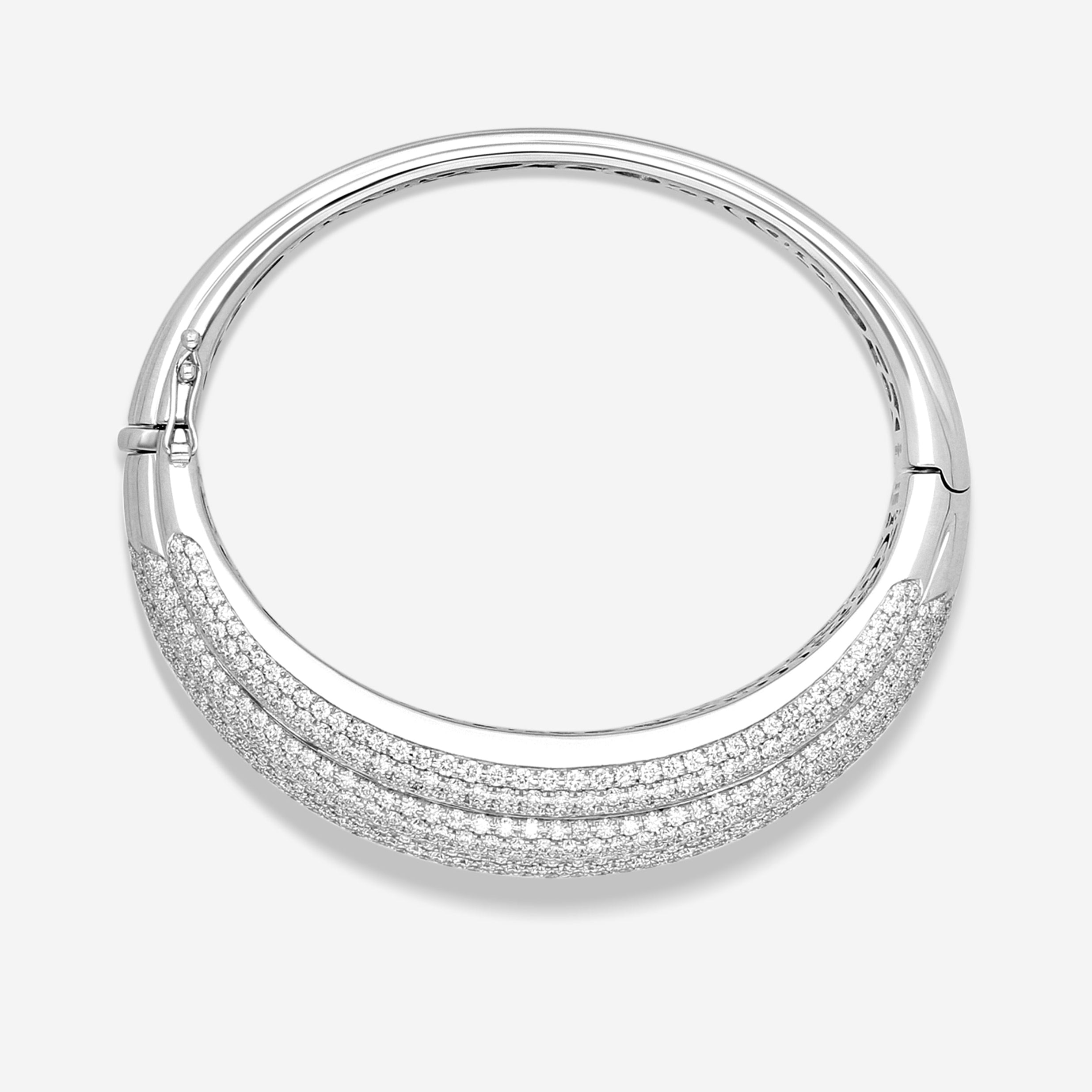Damiani 18K White Gold Diamond Bracelet 20076815 — view 3