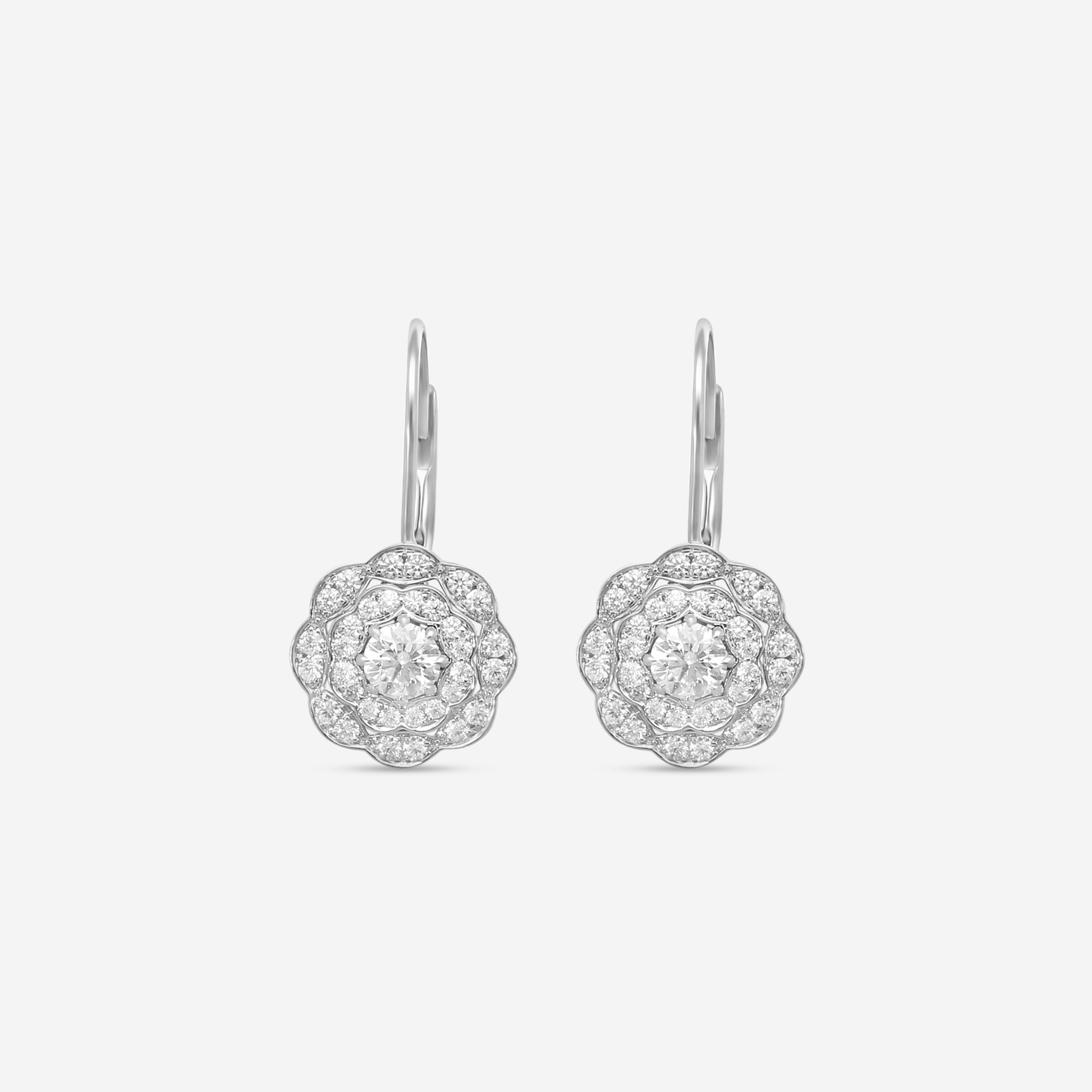 Hearts On Fire Lorelei 18K White Gold Diamond Drop Earrings HFELORDBLDH00718W