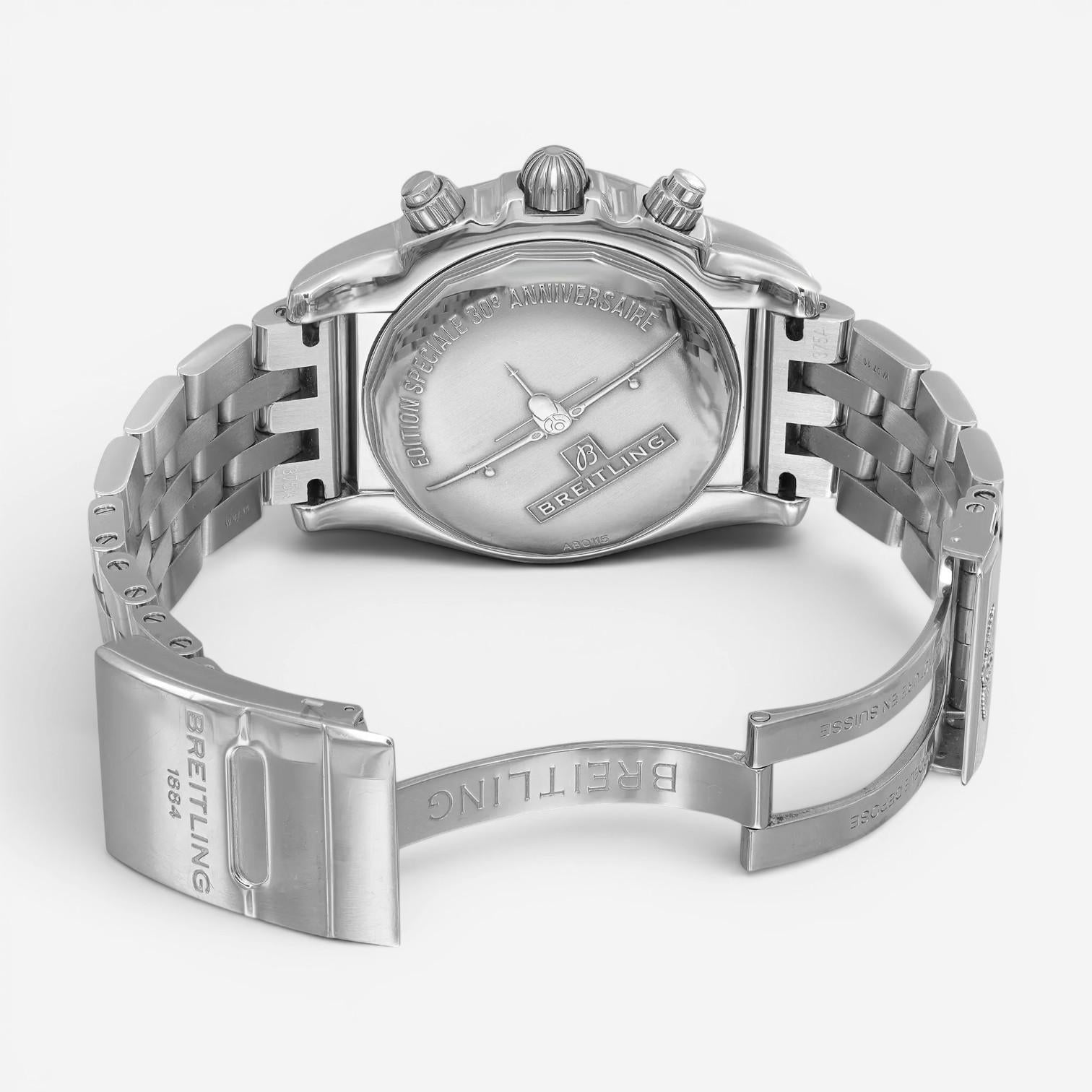 Breitling Chronomat 44 Airborne Stainless Steel Automatic Men's Watch AB01154G/B — view 5