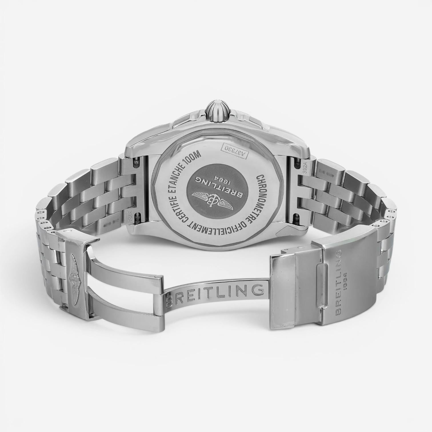 Breitling Galactic 36 Stainless Steel Diamond Automatic Ladies Watch A37330121A1 — view 5