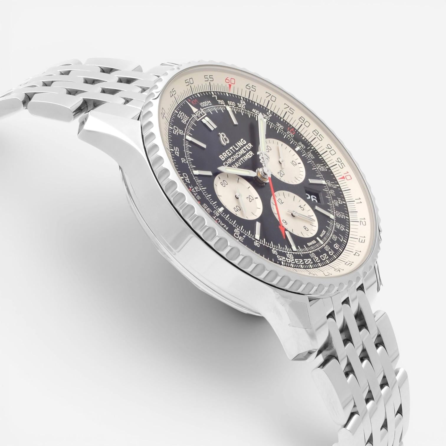 Breitling Navitimer B01 Chronograph Stainless Steel Automatic Men's Watch AB0127 — view 3