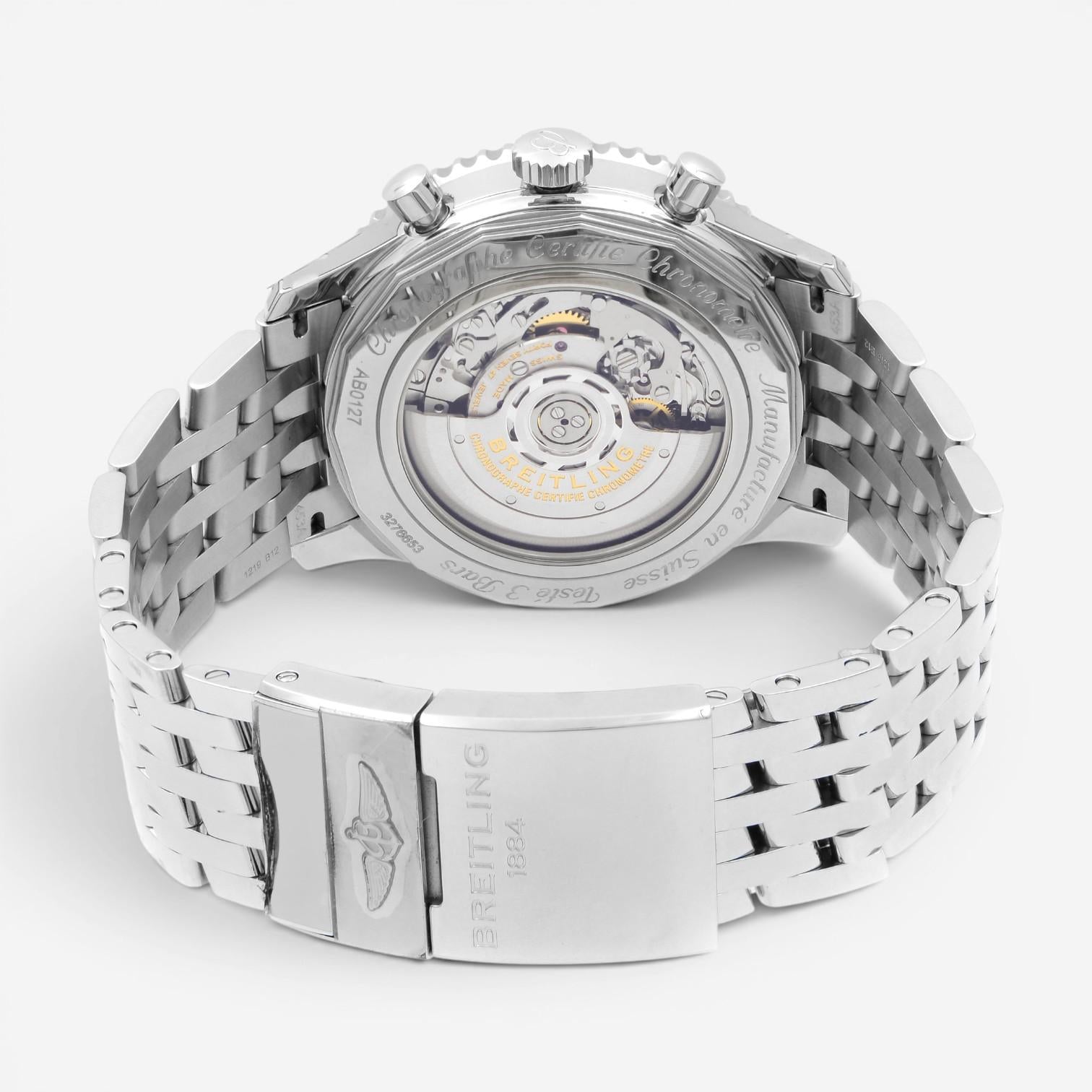 Breitling Navitimer B01 Chronograph Stainless Steel Automatic Men's Watch AB0127 — view 4