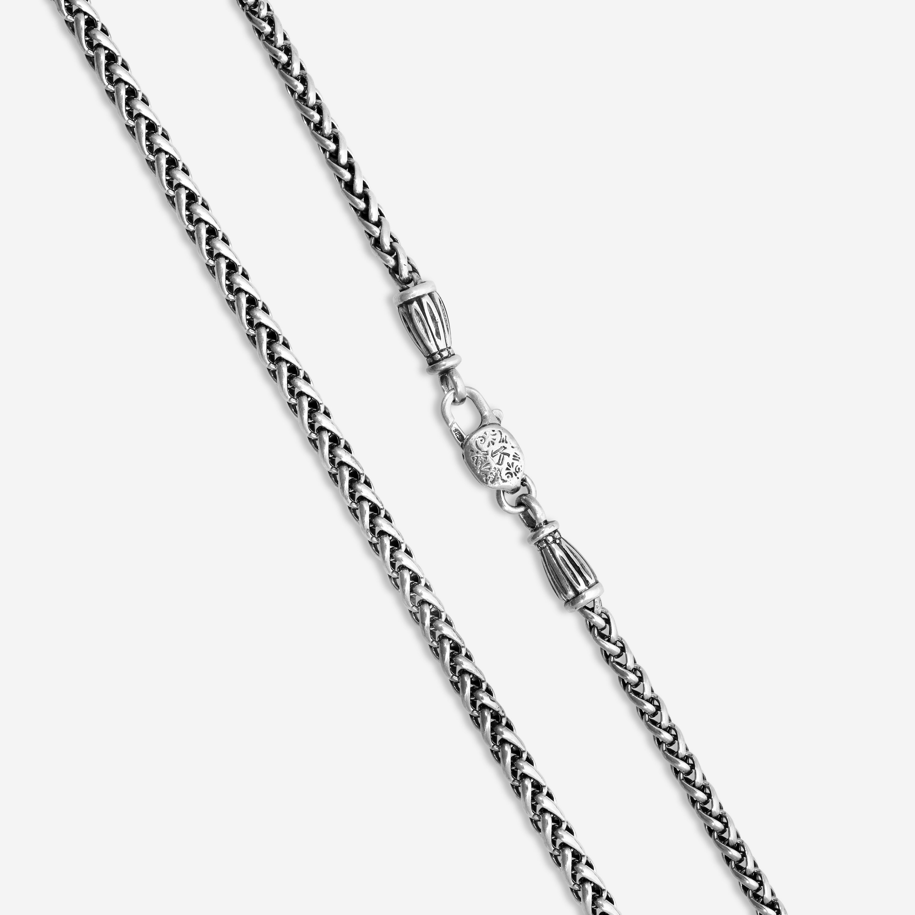 Konstantino Hephaestus Sterling Silver & 18K Yellow Gold Cross Necklace STKJ375-408-CUT - plusCHK — view 4