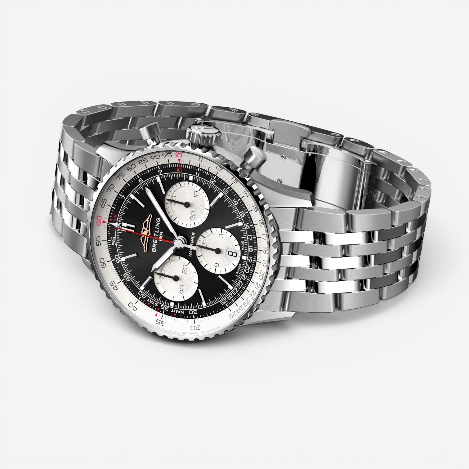 Breitling Navitimer Chronograph Stainless Steel Automatic Men's Watch AB0139211B — view 3