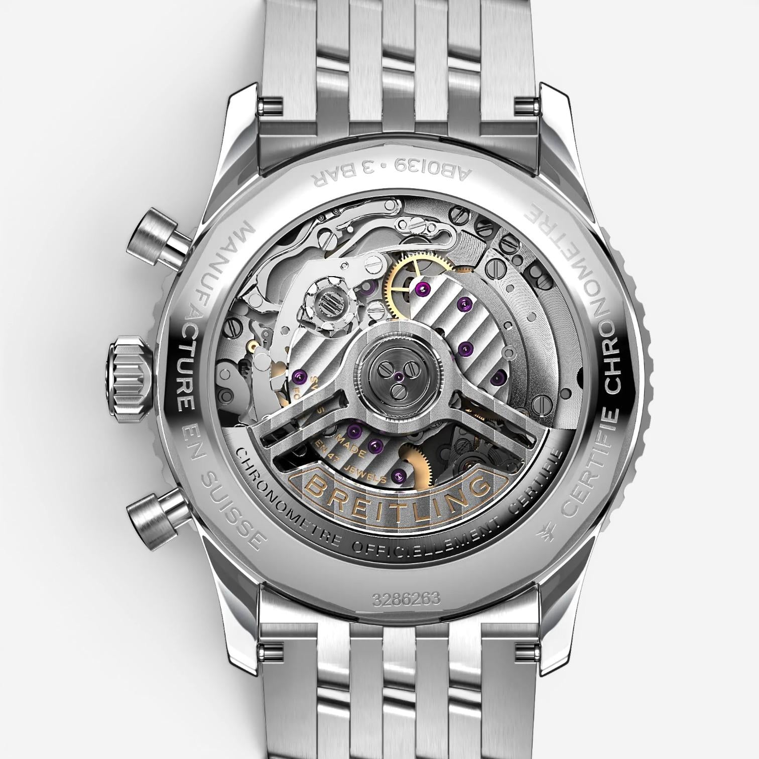 Breitling Navitimer Chronograph Stainless Steel Automatic Men's Watch AB0139211B — view 4