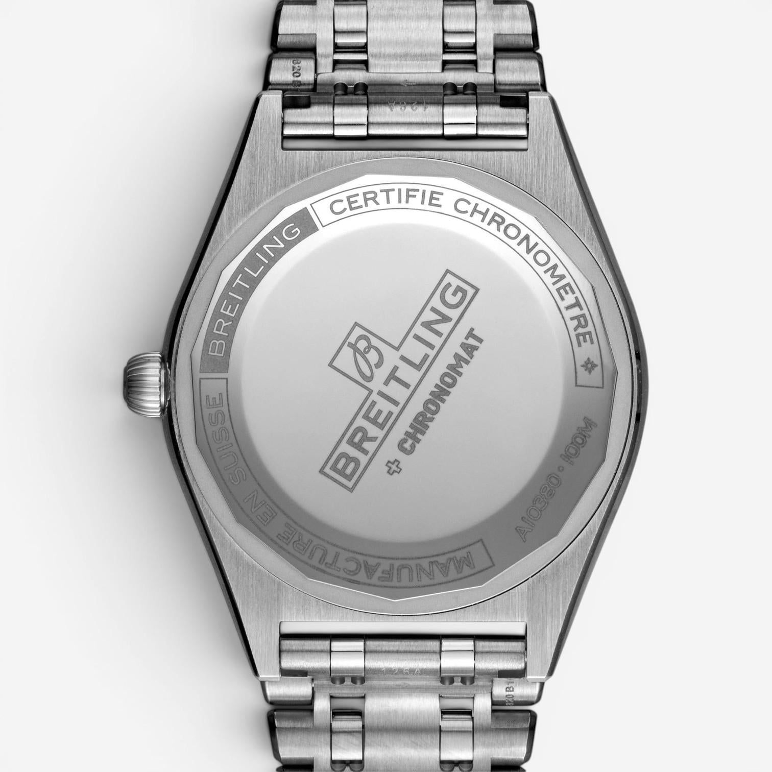 Breitling Chronomat Diamond Stainless Steel Automatic Ladies Watch A10380101A4A1 — view 4