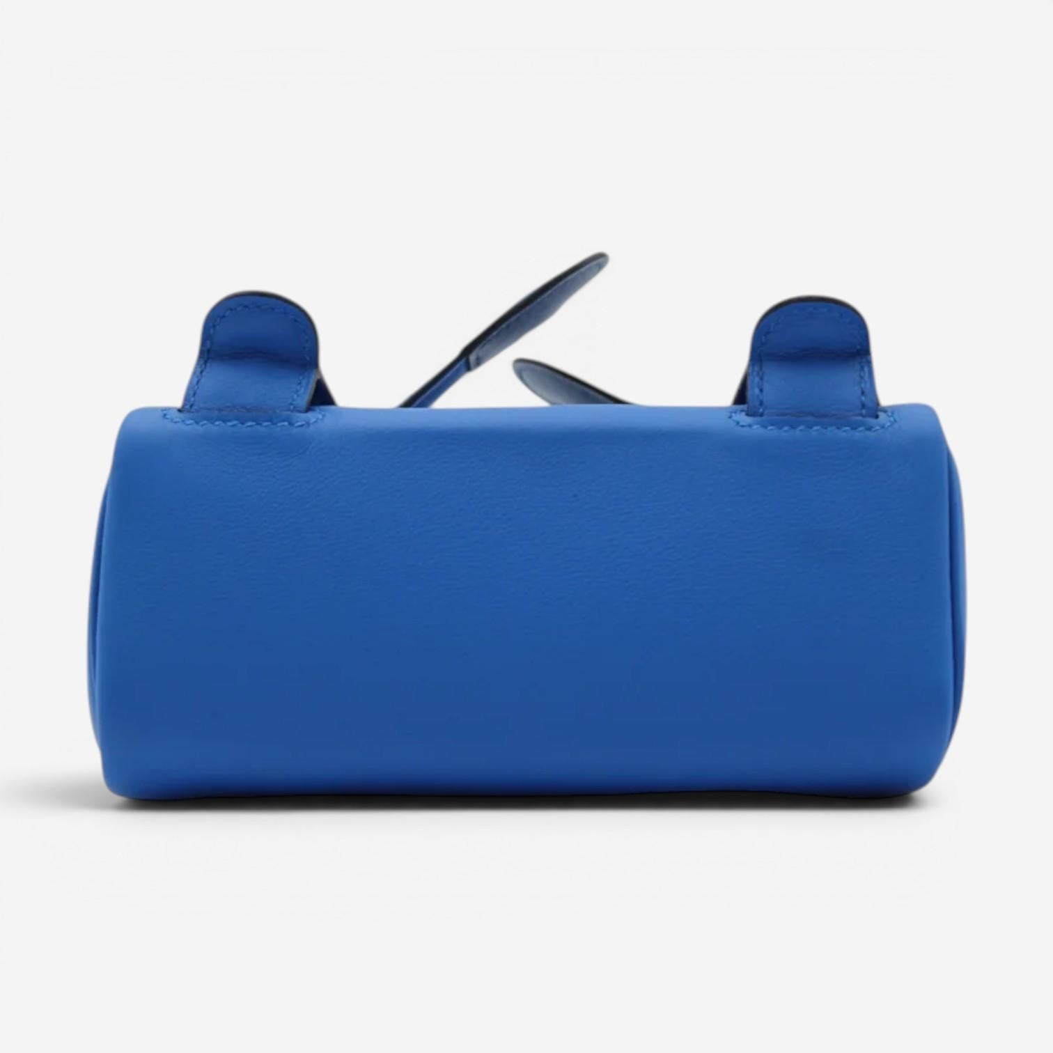 Hermès Kelly Doll Blue Zellige Blue Agate Swift Leather Handbag 079207CK — view 4