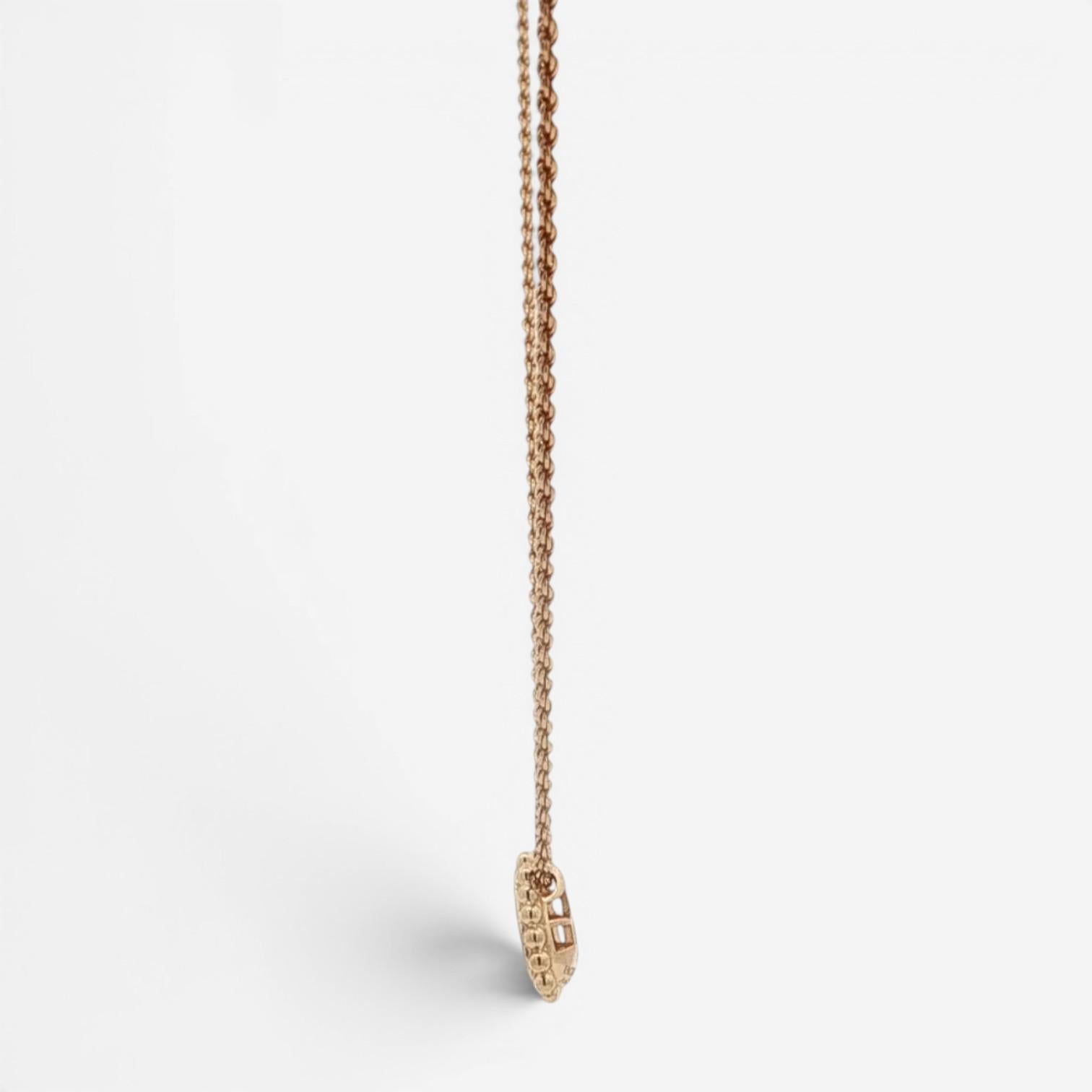 Boucheron Serpent Boheme 18K Rose Gold Diamond Pendant Necklace JPN00565 — view 4