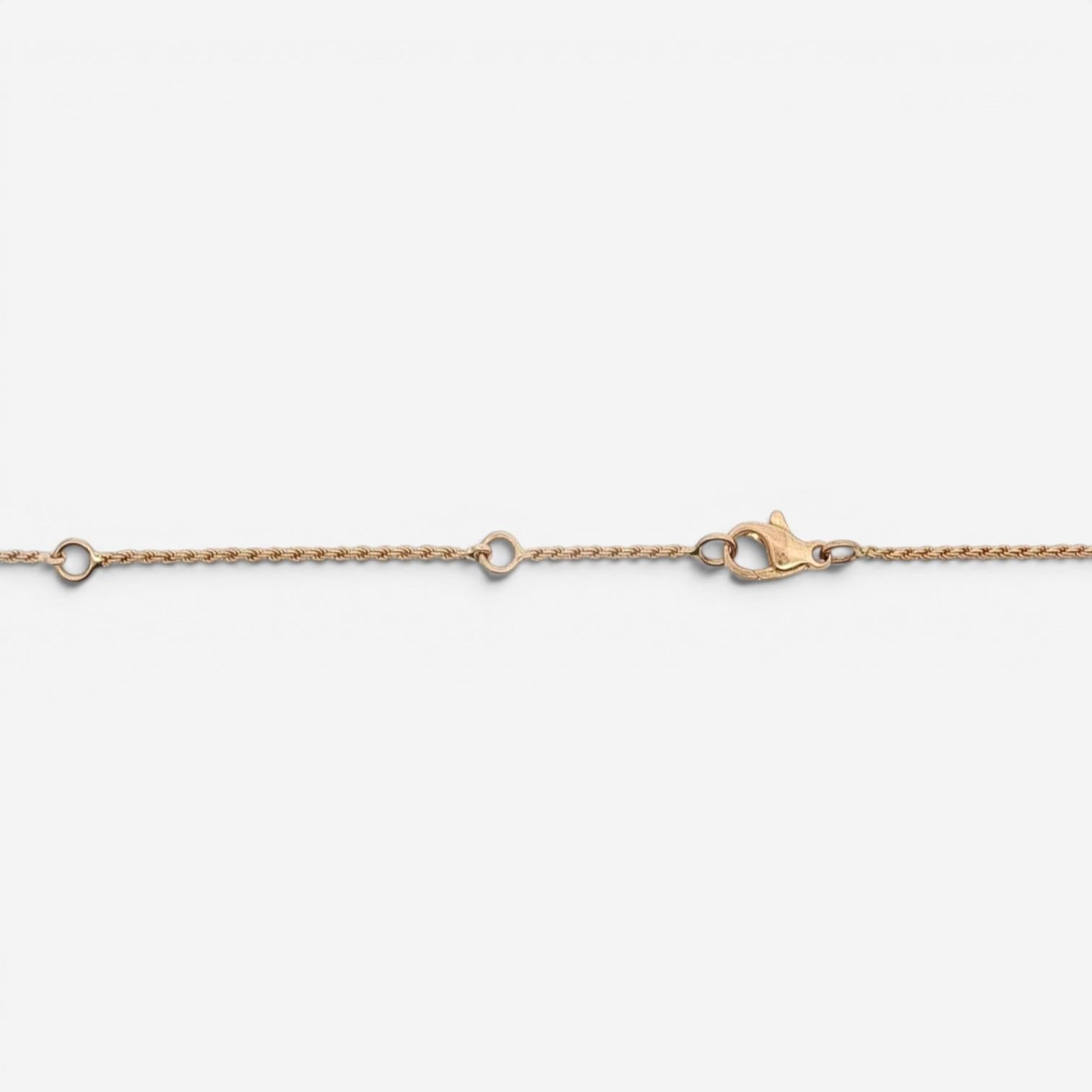Boucheron Serpent Boheme 18K Rose Gold Diamond Pendant Necklace JPN00565 — view 5