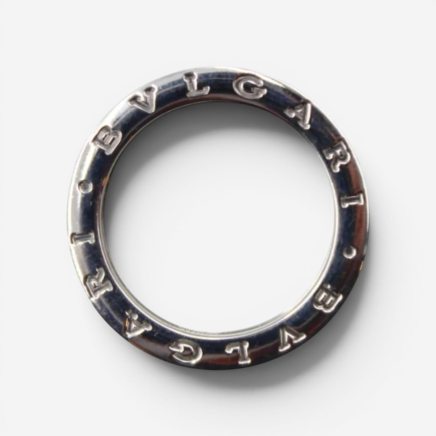 Bulgari B.zero1 18K White Gold Diamond Band Ring Sz. 9.5 Y8AXRR — view 4