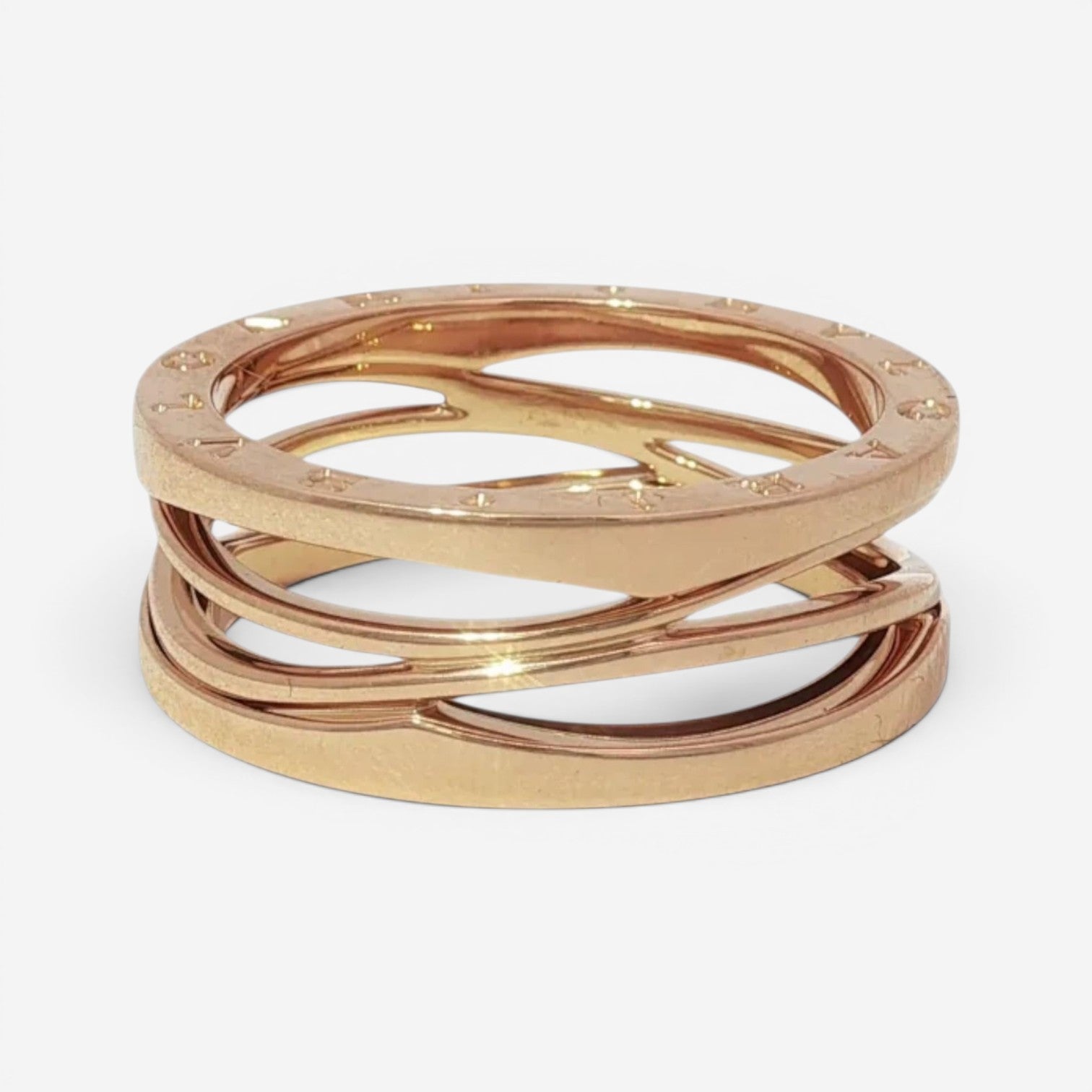 Bulgari B.zero1 18K Rose Gold Ring Sz. 12.5 H3XH4K — view 2