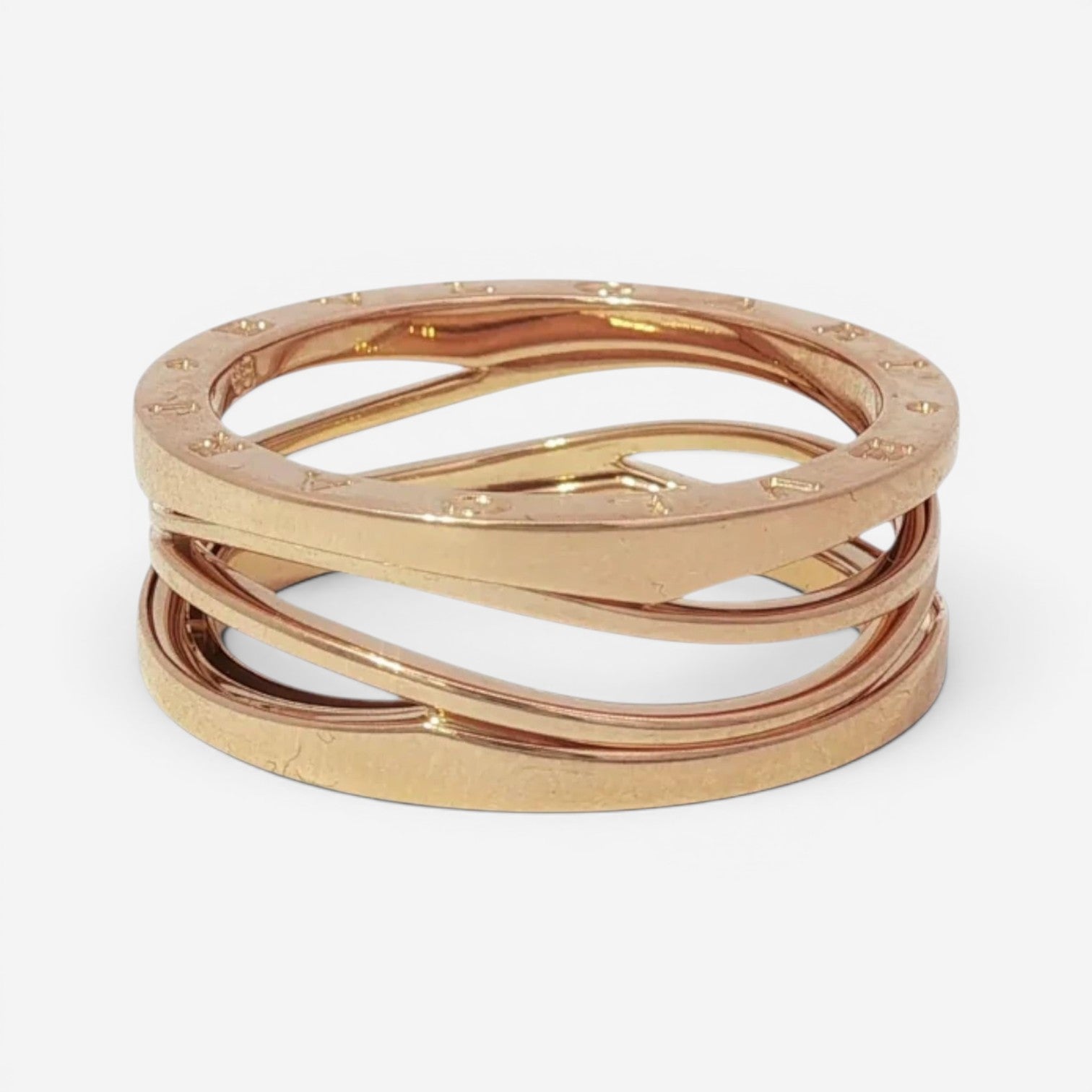 Bulgari B.zero1 18K Rose Gold Ring Sz. 12.5 H3XH4K — view 3
