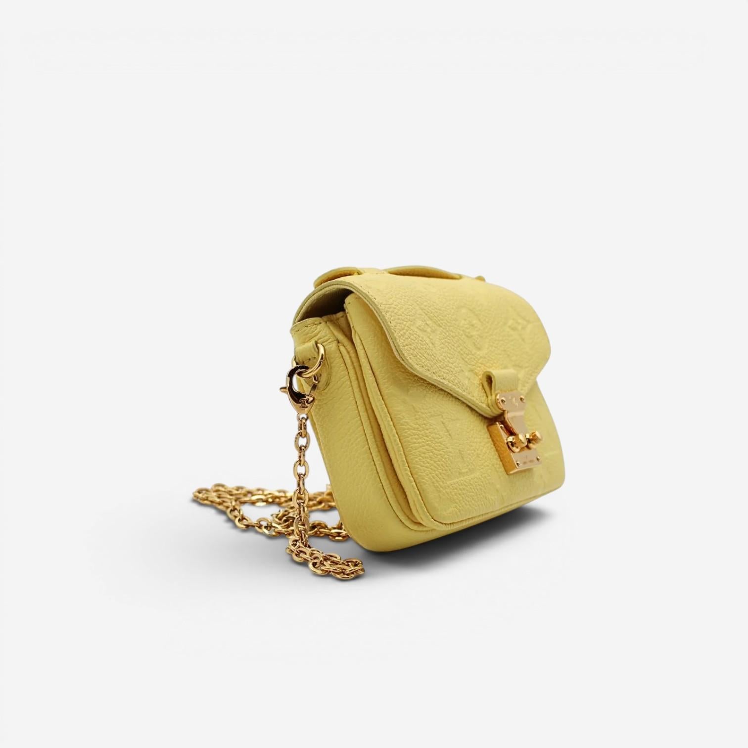 Louis Vuitton Metis Micro Yellow Monogram Empreinte Leather Crossbody Bag M81407 — view 2