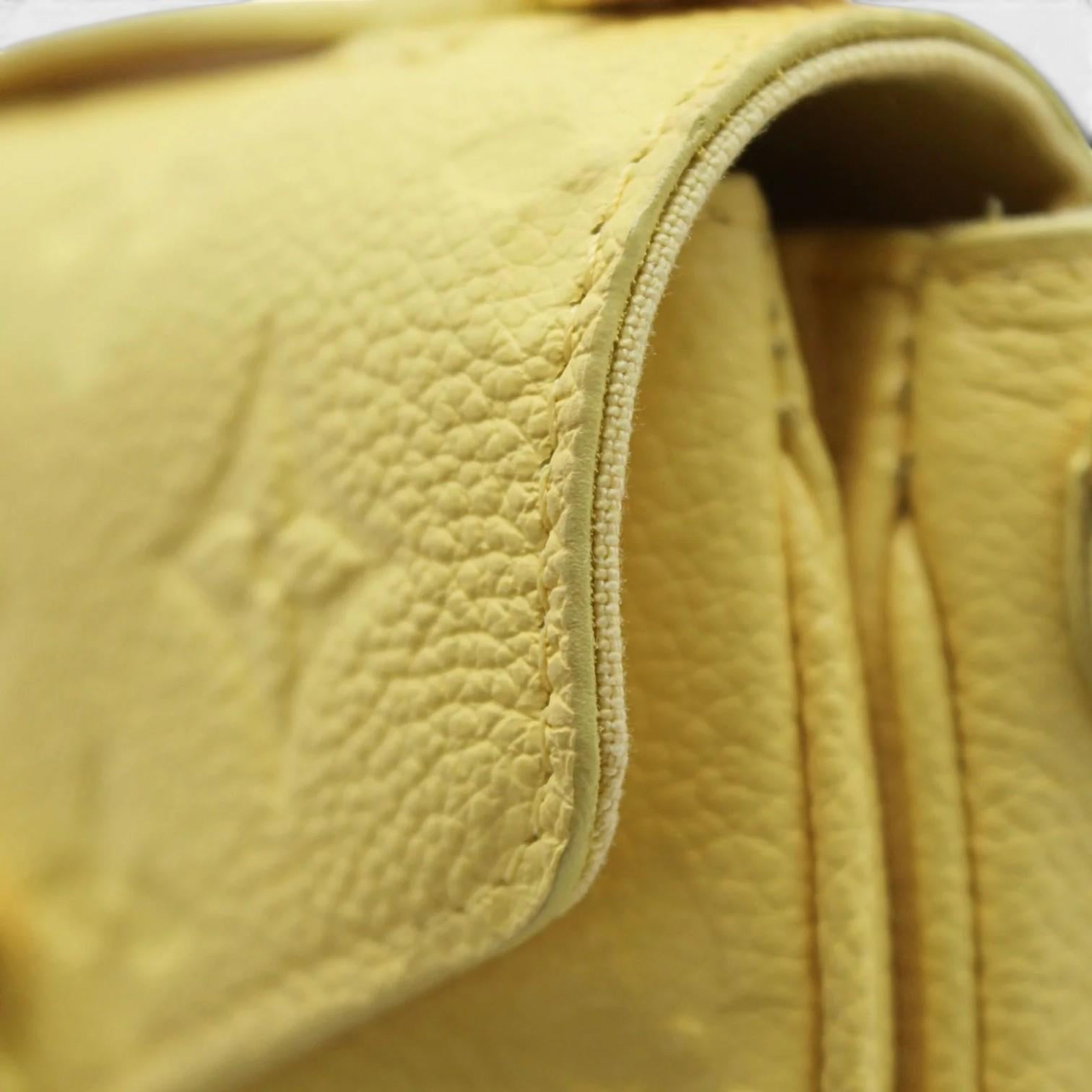 Louis Vuitton Metis Micro Yellow Monogram Empreinte Leather Crossbody Bag M81407 — view 5