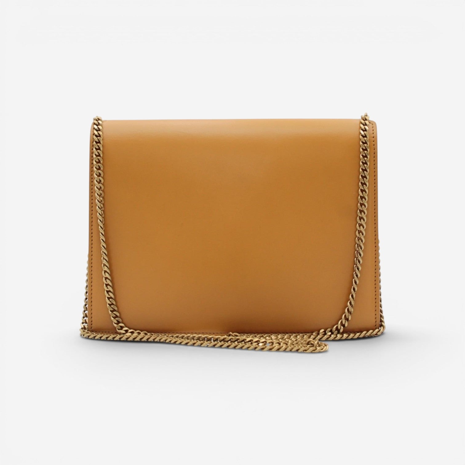 Yves Saint Laurent Cassandra Beige Leather Shoulder Bag 532750 — view 2