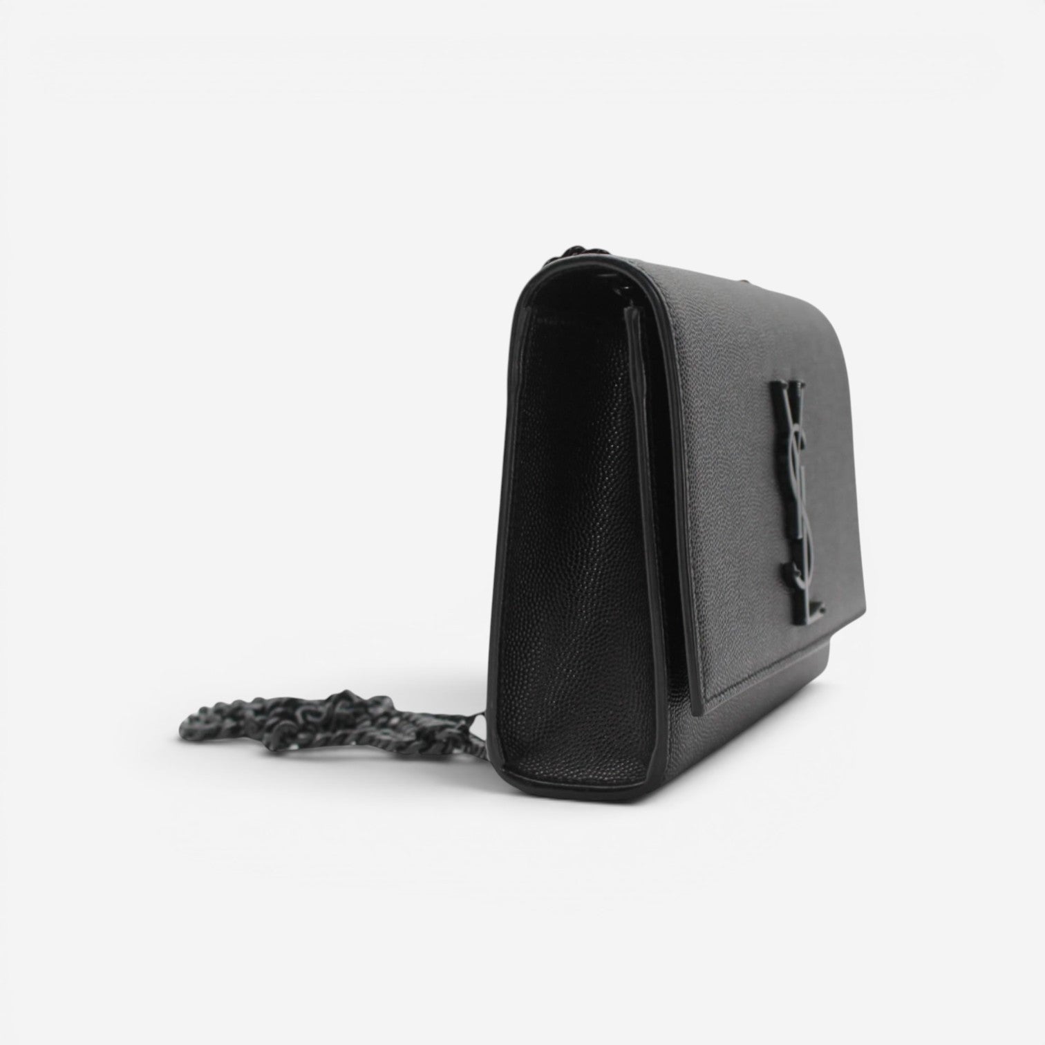Yves Saint Laurent Kate Small Black Leather Shoulder Bag 469390 — view 3