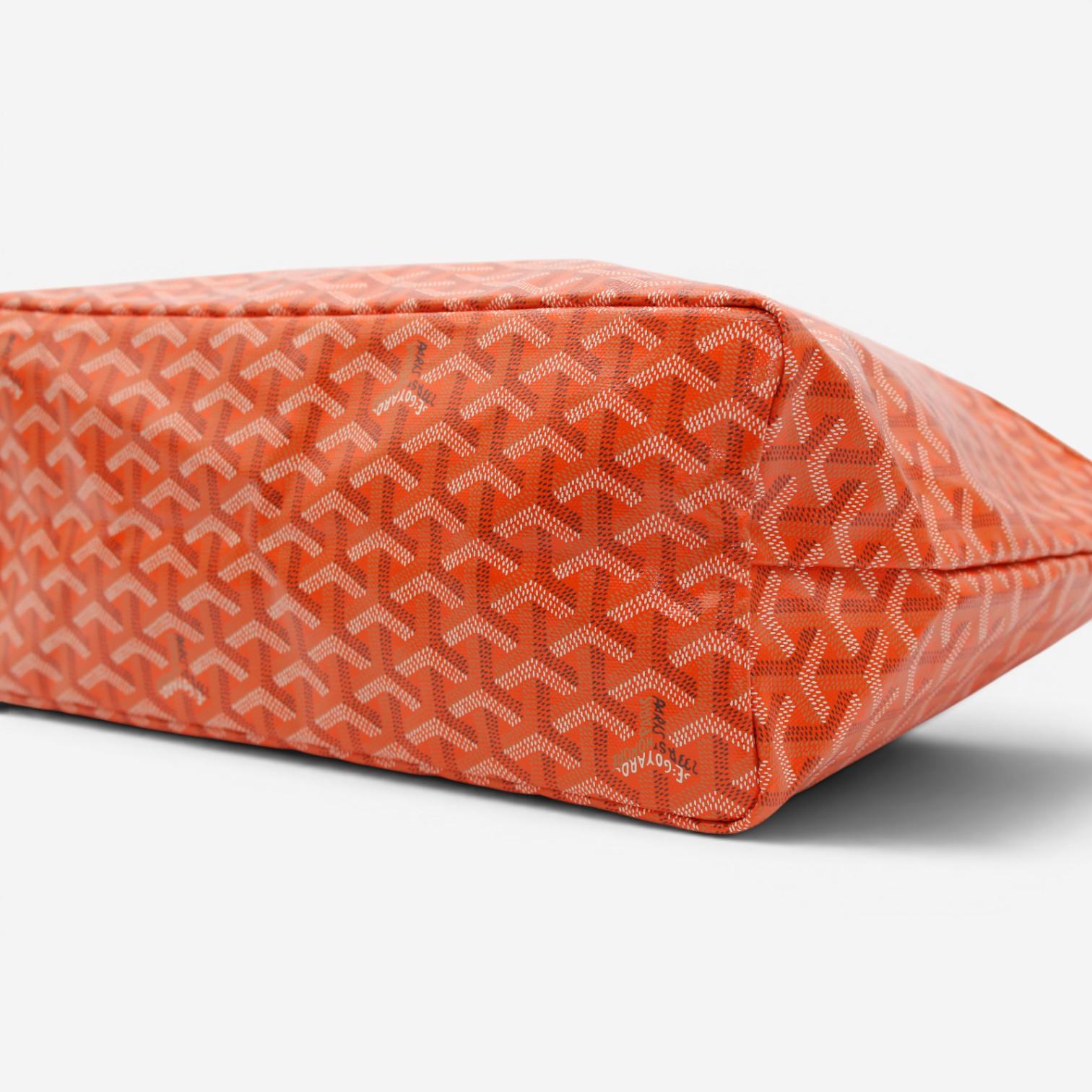 Goyard Saint Louis PM Orange Coated Canvas Tote Bag 2600038794971 — view 5