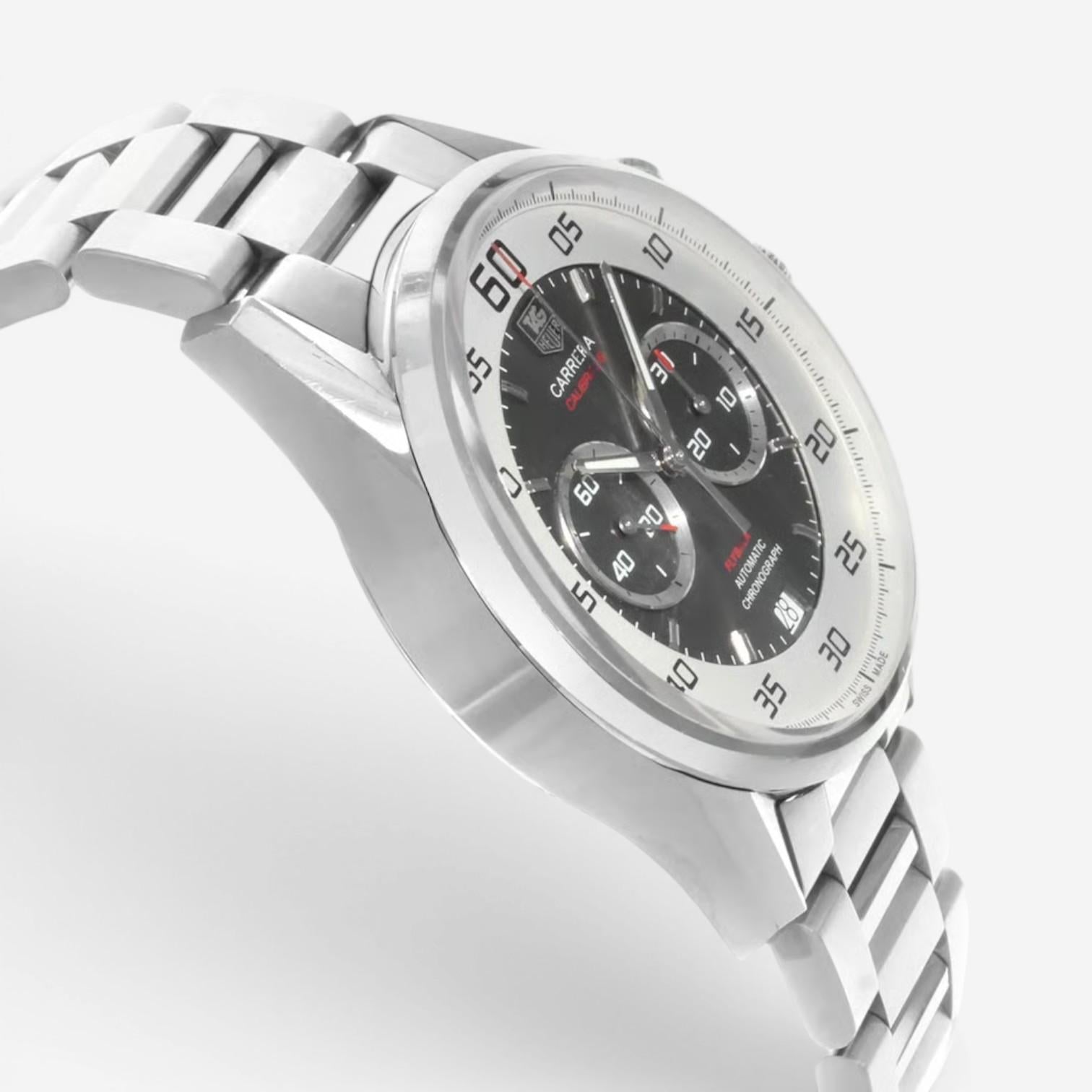 Tag Heuer Carrera Chronograph Stainless Steel Automatic Men's Watch CAR2B11.BA07 — view 3