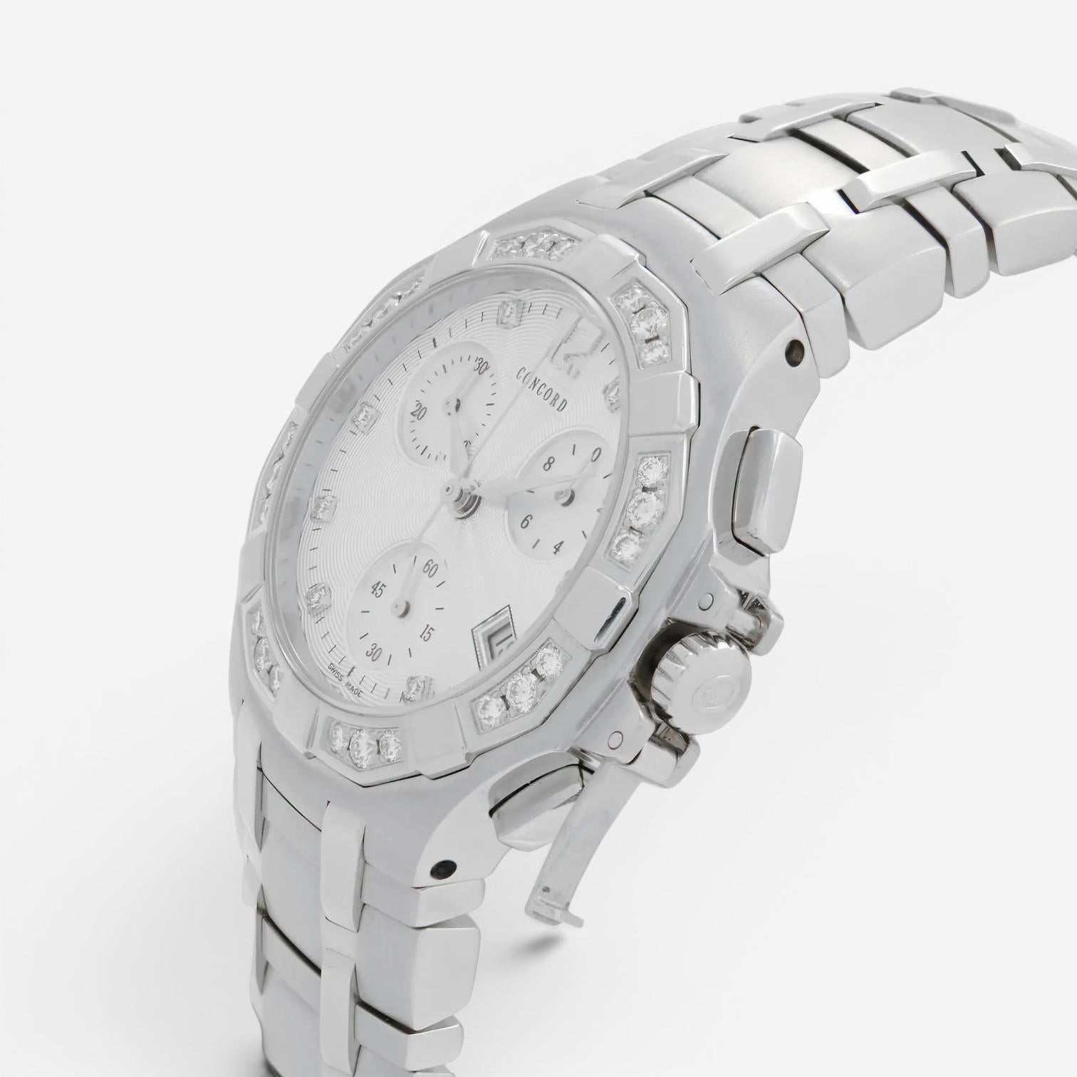 Concord Saratoga Stainless Steel Diamond Quartz Ladies Watch 310889 — view 2