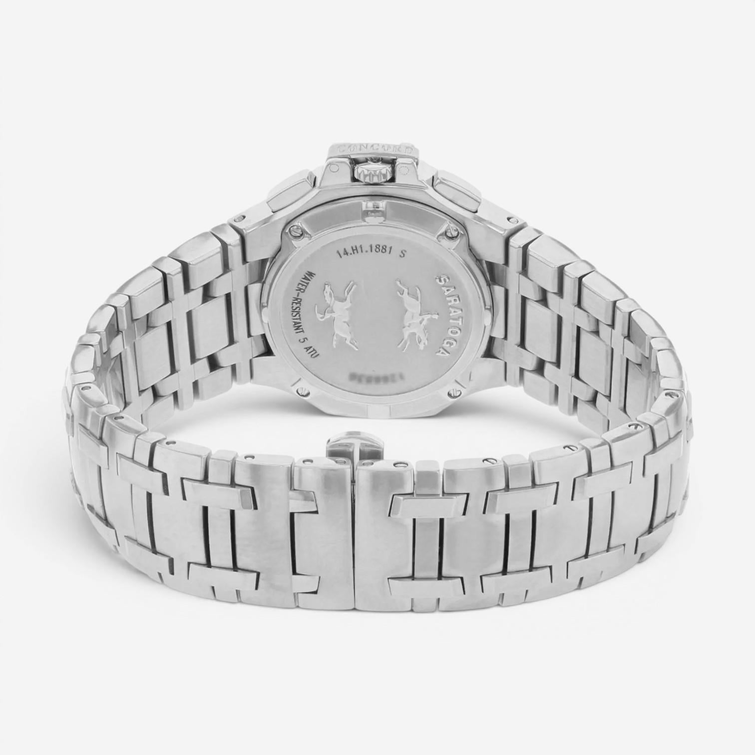 Concord Saratoga Stainless Steel Diamond Quartz Ladies Watch 310889 — view 4