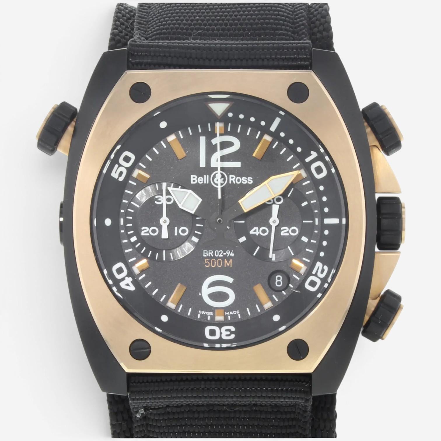 Bell & Ross Marine PVD Stainless Steel Automatic Men's Watch BR02-CHR-BICOLOR — view 2