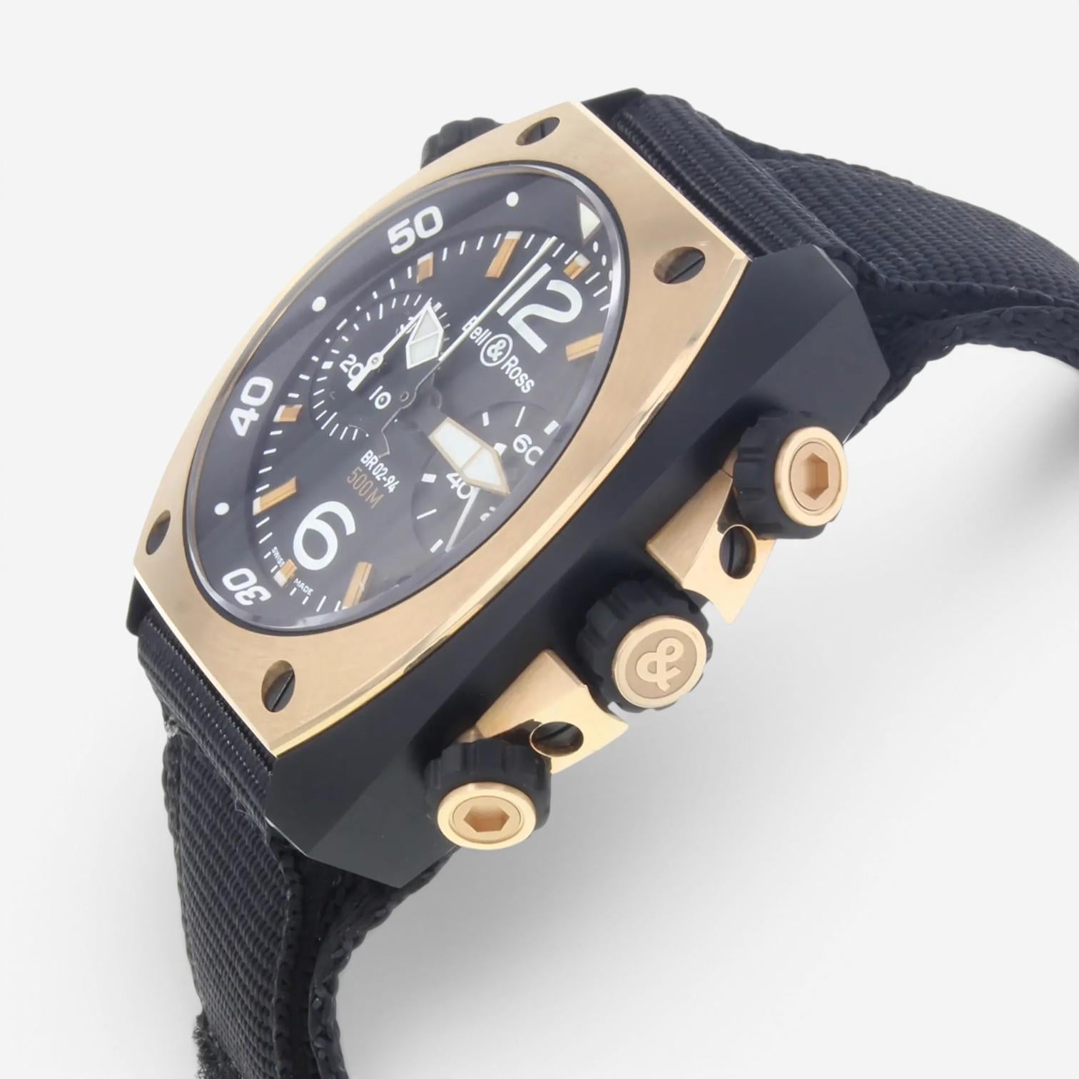 Bell & Ross Marine PVD Stainless Steel Automatic Men's Watch BR02-CHR-BICOLOR — view 3