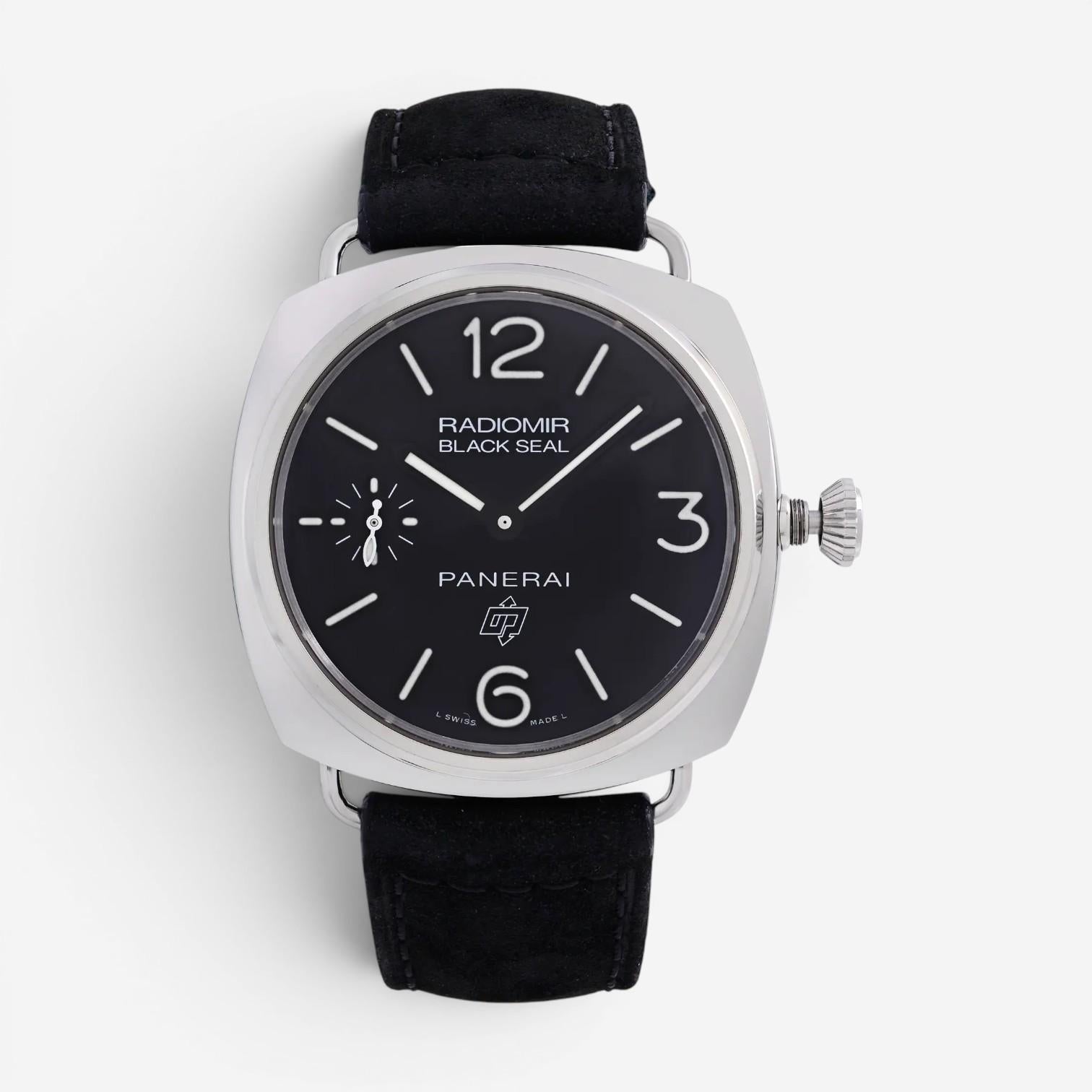 Panerai Radiomir Black Seal Stainless Steel Manual Wind Men's Watch PAM00380
