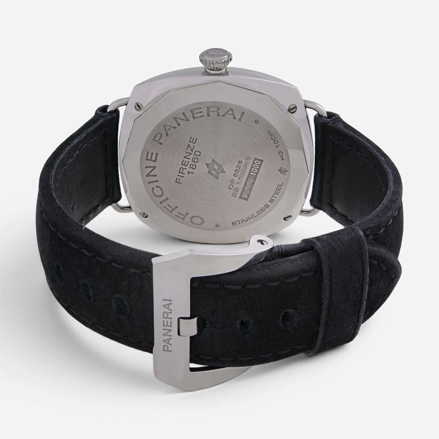 Panerai Radiomir Black Seal Stainless Steel Manual Wind Men's Watch PAM00380 — view 4