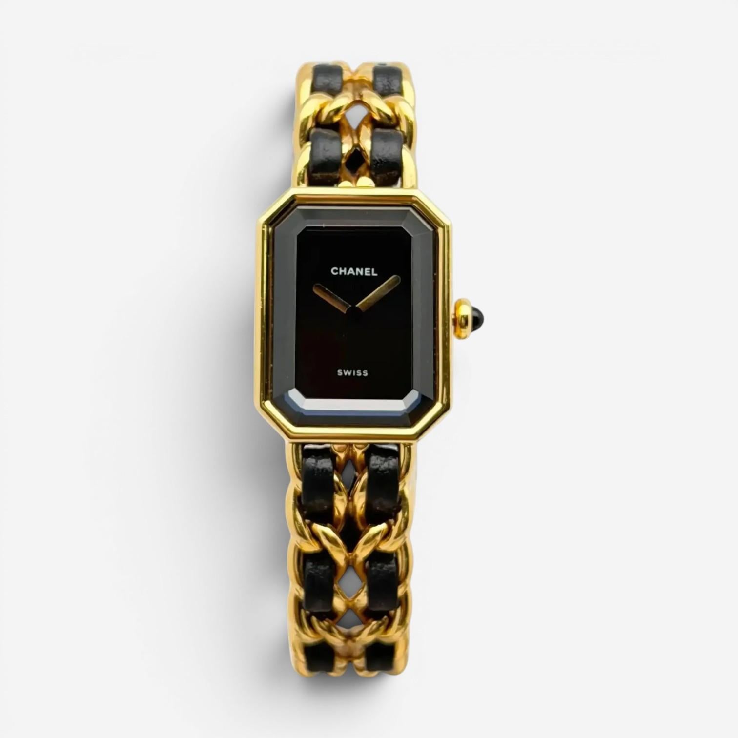 Chanel Premiere 18K Yellow Gold-Plated Quartz Ladies Watch H0001