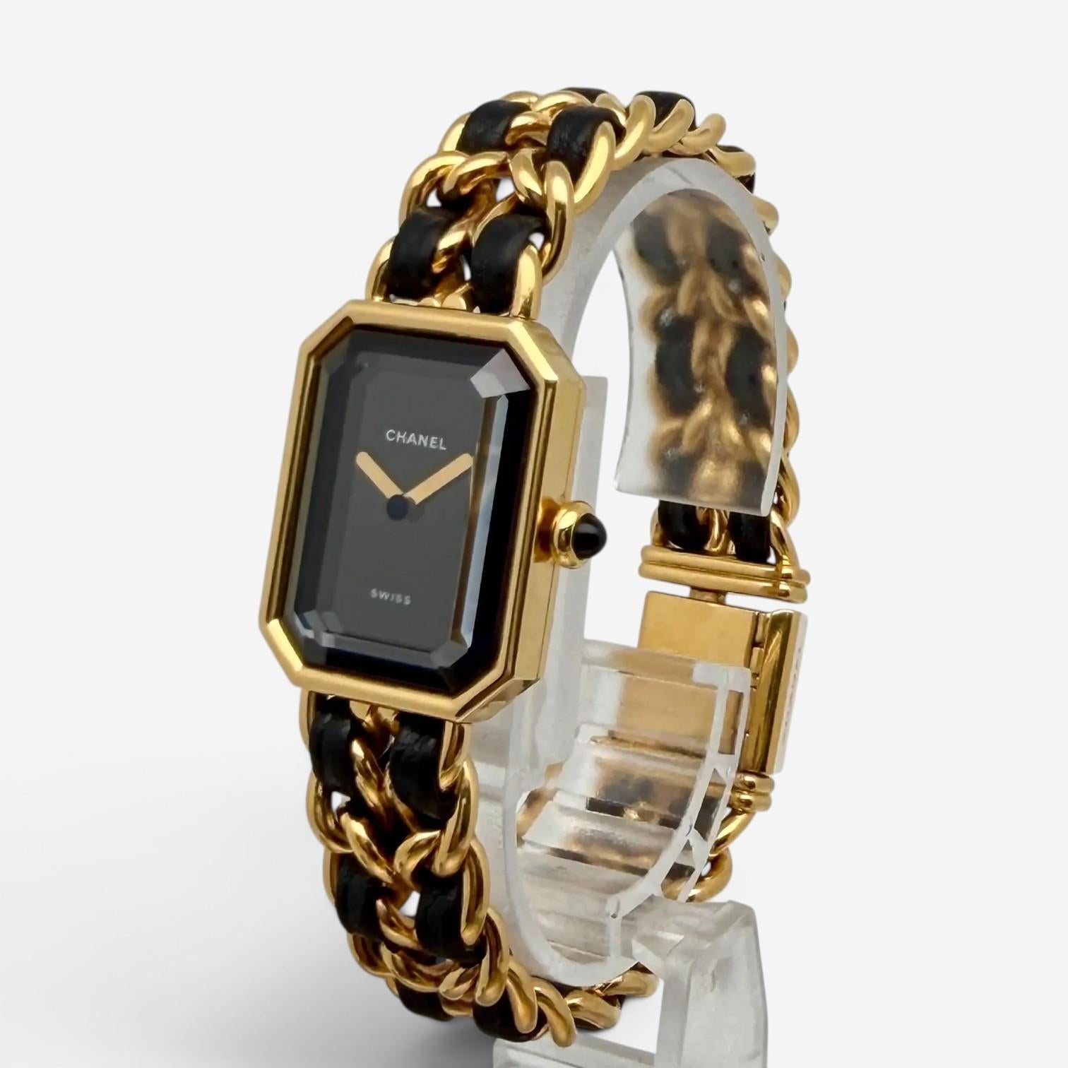 Chanel Premiere 18K Yellow Gold-Plated Quartz Ladies Watch H0001 — view 2