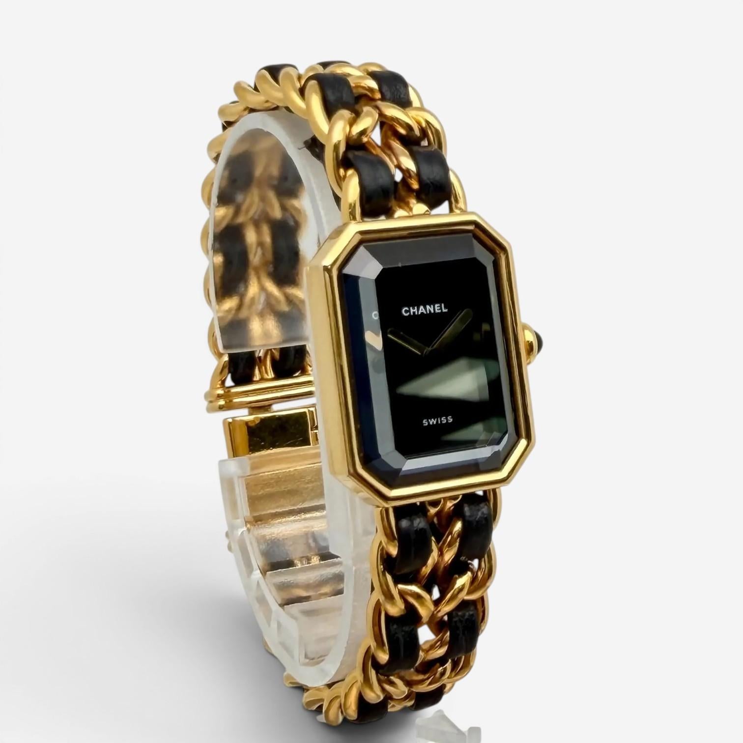 Chanel Premiere 18K Yellow Gold-Plated Quartz Ladies Watch H0001 — view 3