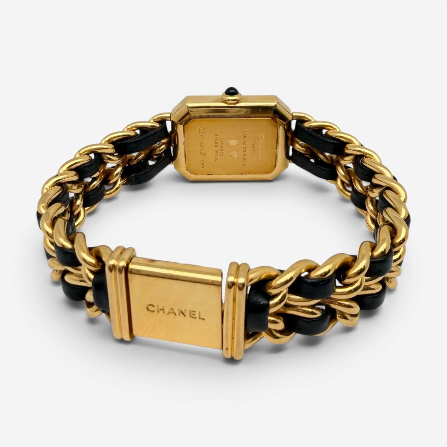Chanel Premiere 18K Yellow Gold-Plated Quartz Ladies Watch H0001 — view 4