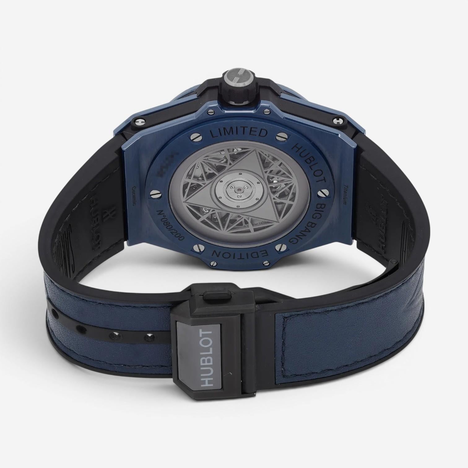 Hublot Big Bang Sang Bleu II Ceramic Automatic Men's Watch 415.EX.7179.VR.MXM19 — view 4