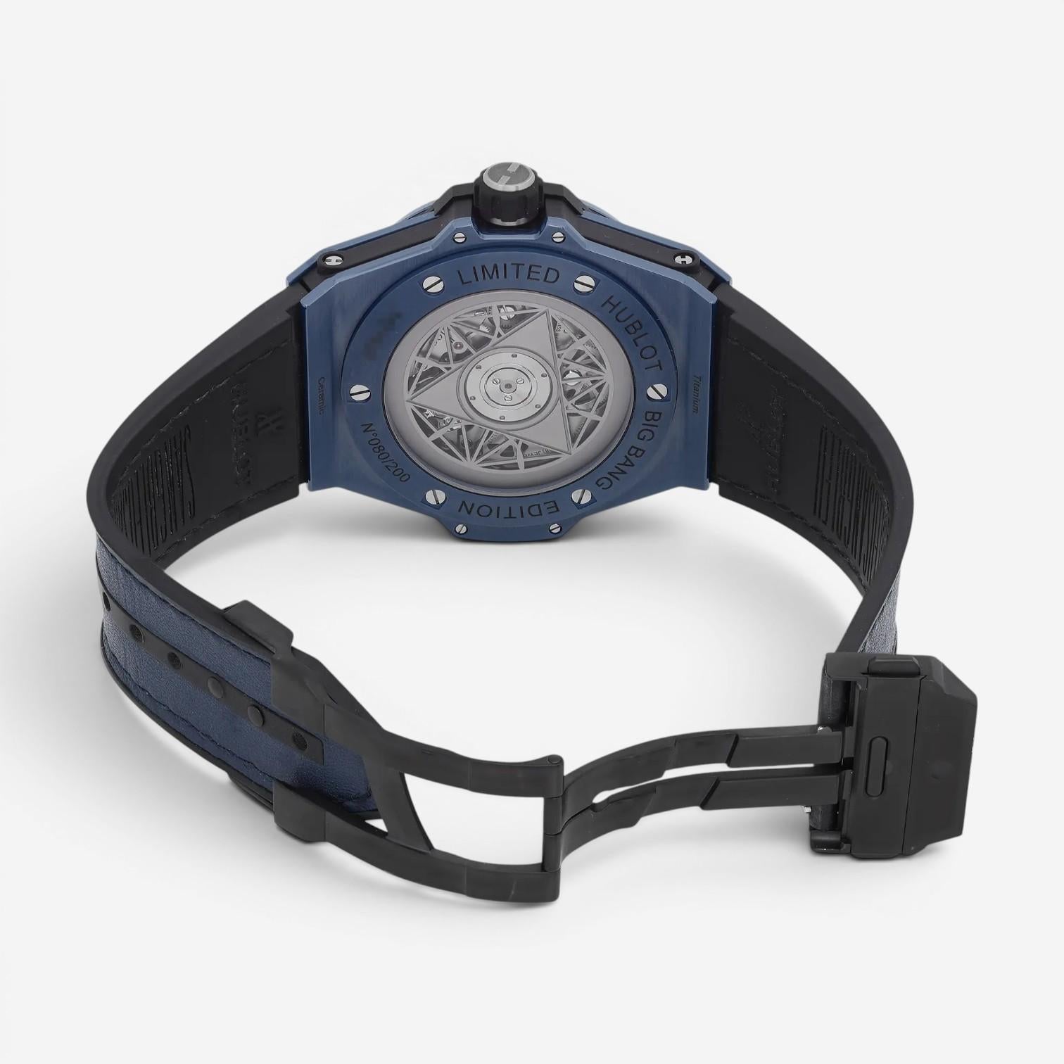 Hublot Big Bang Sang Bleu II Ceramic Automatic Men's Watch 415.EX.7179.VR.MXM19 — view 5