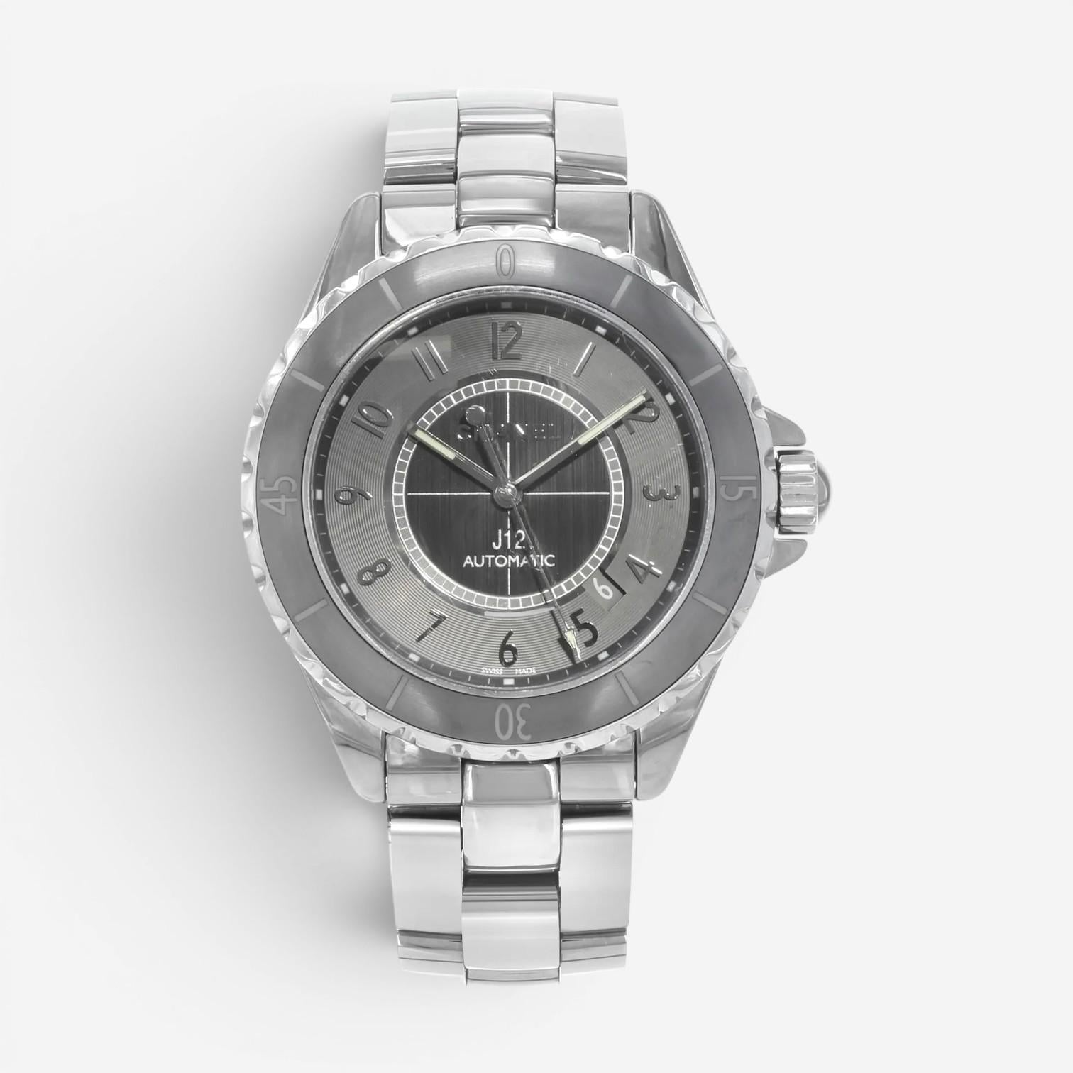 Chanel J12 Chromatic Ceramic & Stainless Steel Automatic Unisex Watch H2934