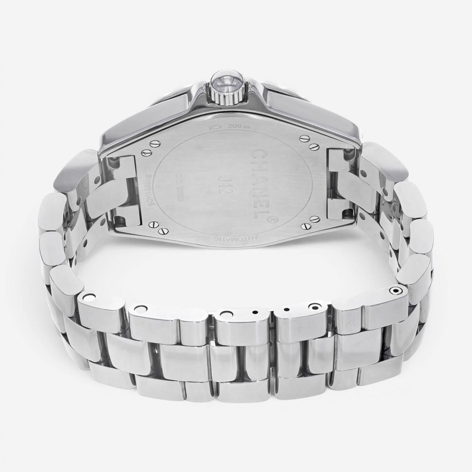 Chanel J12 Chromatic Ceramic & Stainless Steel Automatic Unisex Watch H2934 — view 4