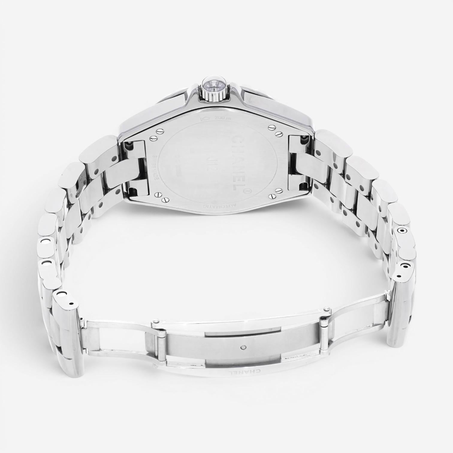 Chanel J12 Chromatic Ceramic & Stainless Steel Automatic Unisex Watch H2934 — view 5