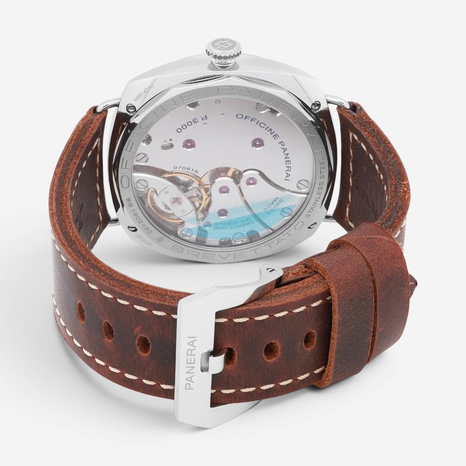 Panerai Radiomir Stainless Steel Manual Wind Men's Watch PAM00721 — view 4