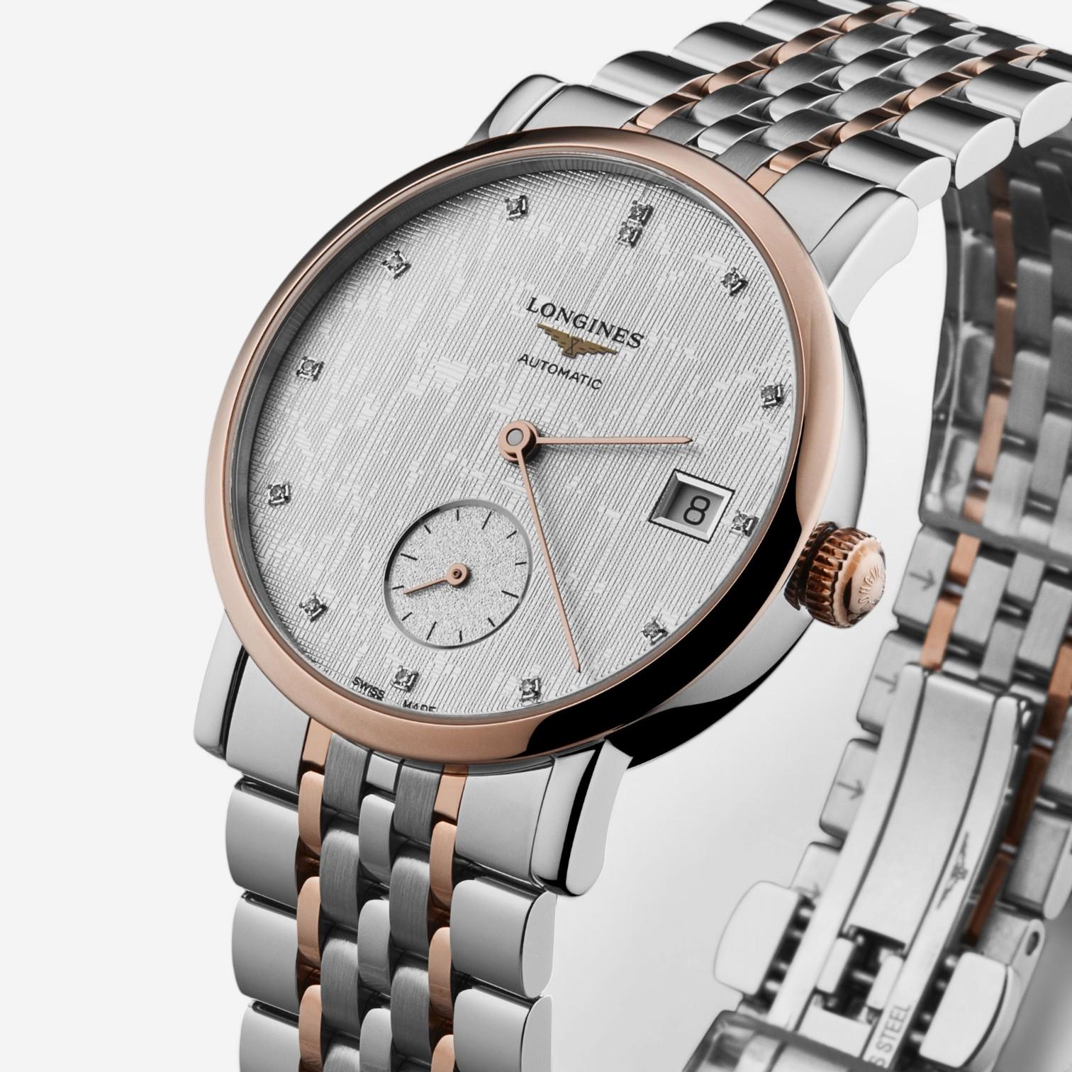 Longines Elegant Stainless Steel Diamond Automatic Ladies Watch L4.312.5.77.7 — view 2