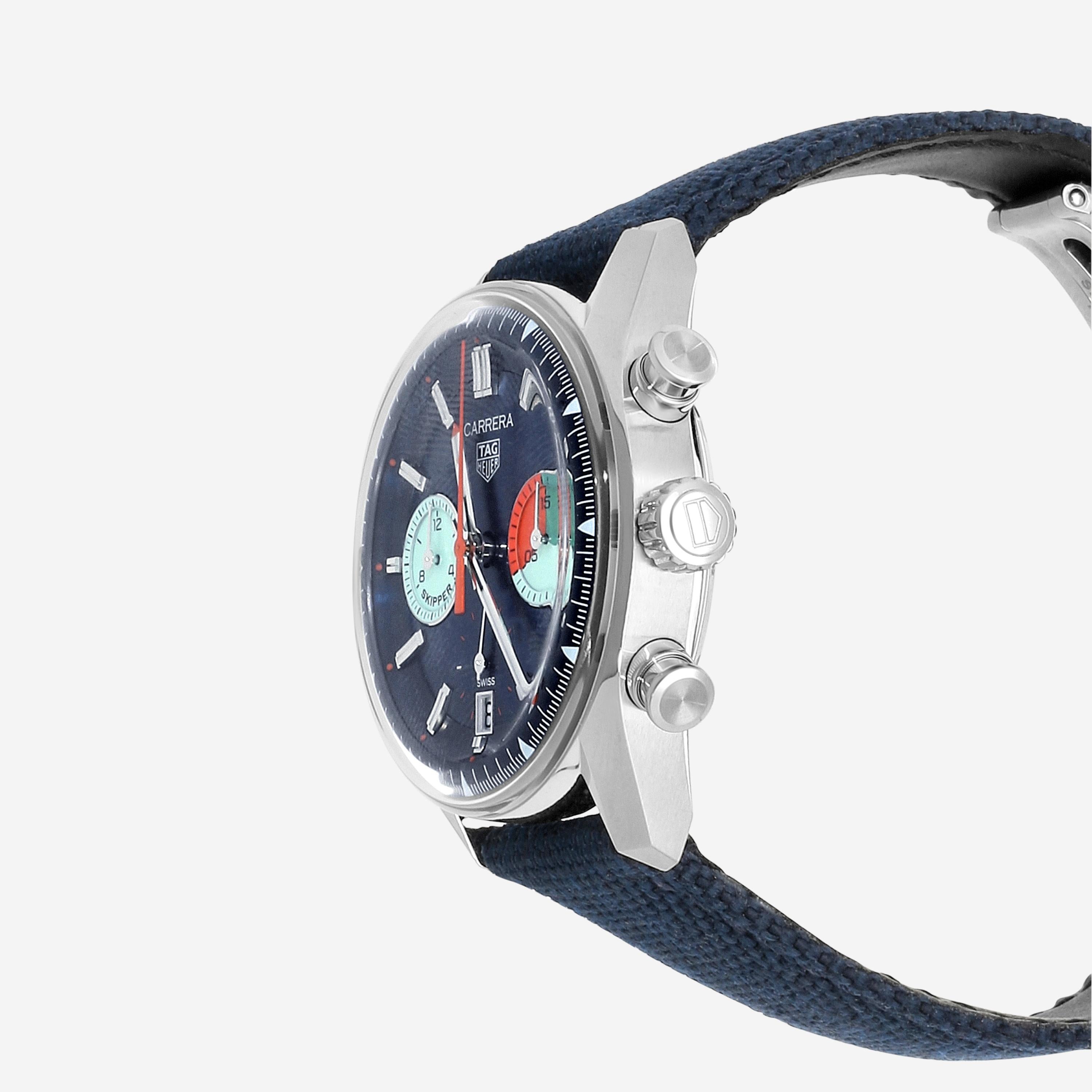 Tag Heuer Carrera Skipper Chronograph Stainless Steel Automatic Men's Watch CBS2213.FN6002 — view 2