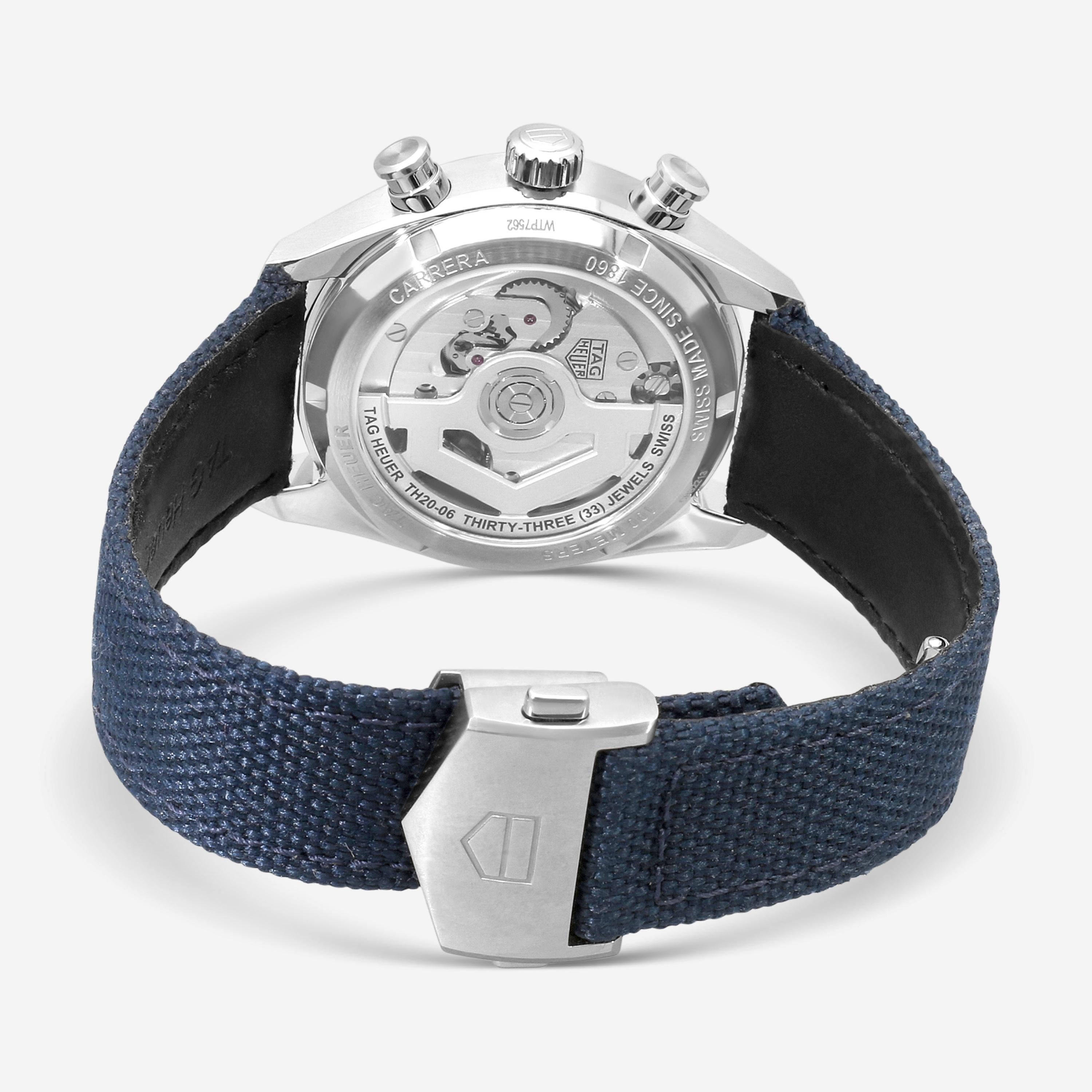 Tag Heuer Carrera Skipper Chronograph Stainless Steel Automatic Men's Watch CBS2213.FN6002 — view 3