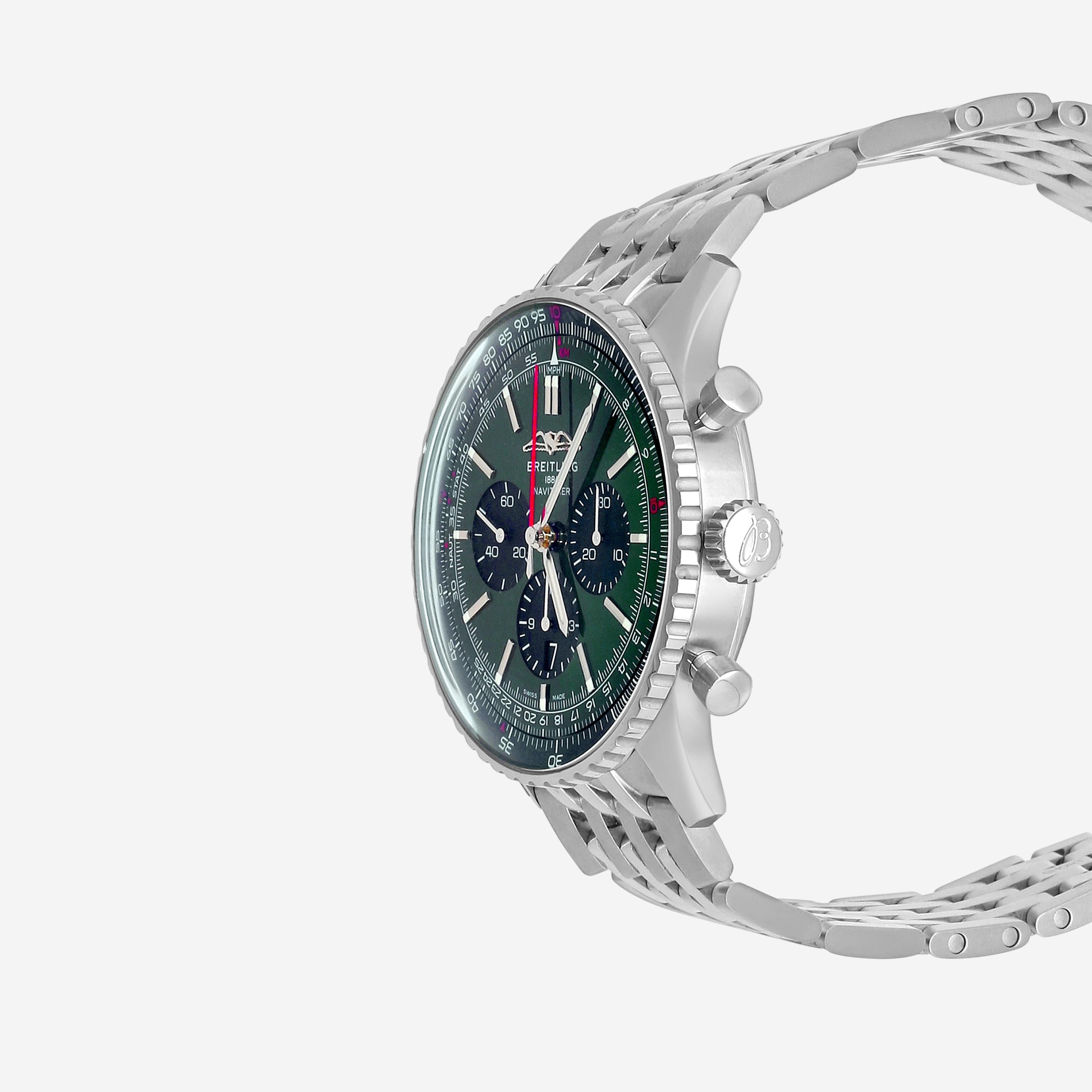 Breitling Navitimer Chronograph Stainless Steel Automatic Men's Watch AB0137241L — view 2