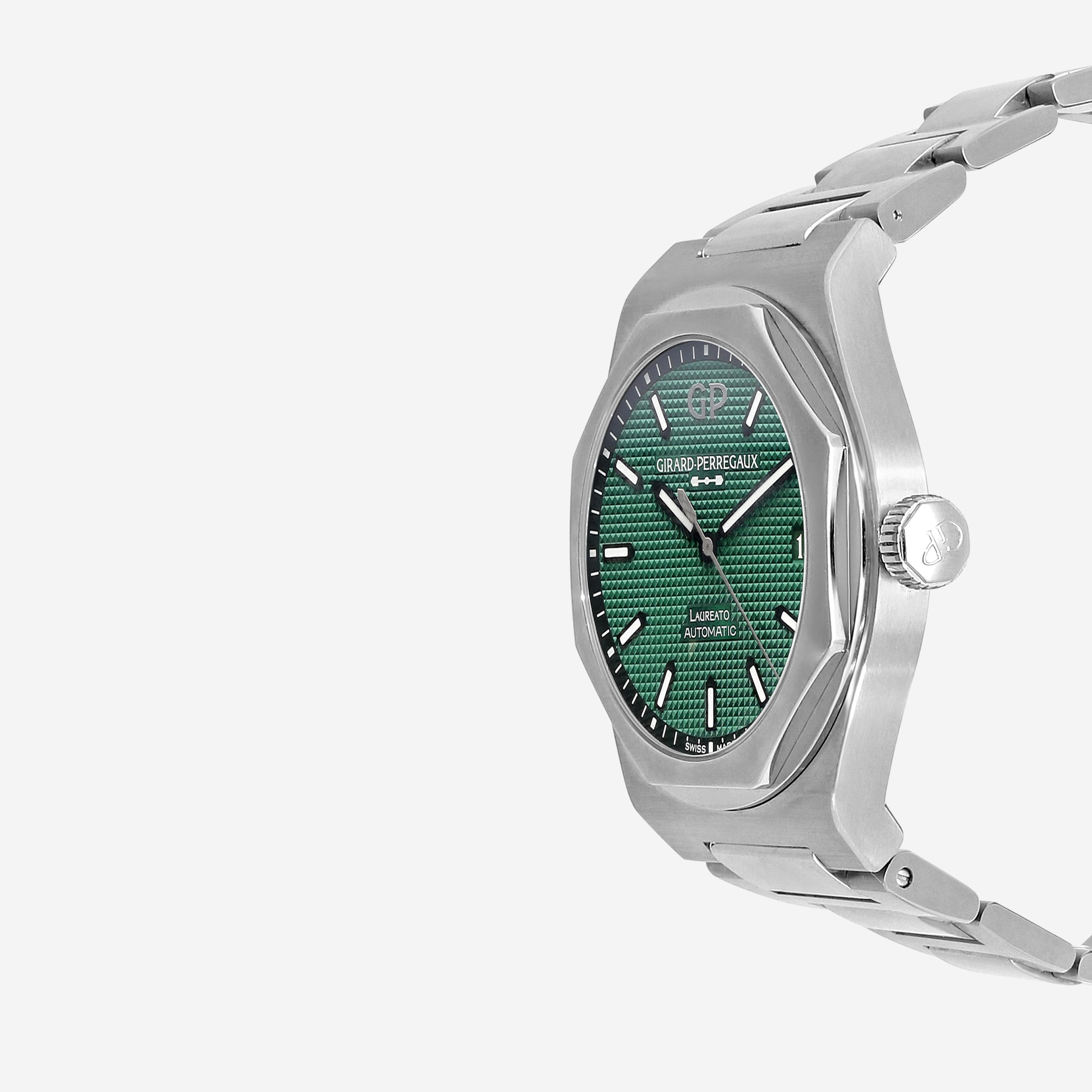 Girard-Perregaux Laureato Stainless Steel Automatic Men's Watch GP81010 — view 2